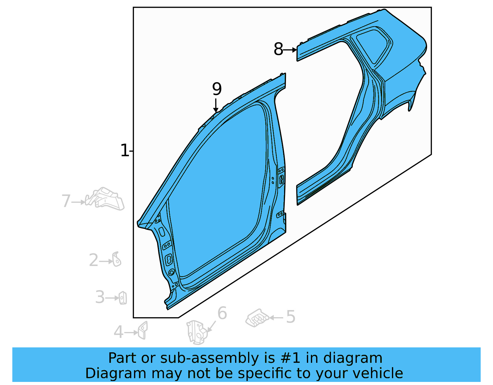 Uniside Assembly 2GJ-809-606 - View 6
