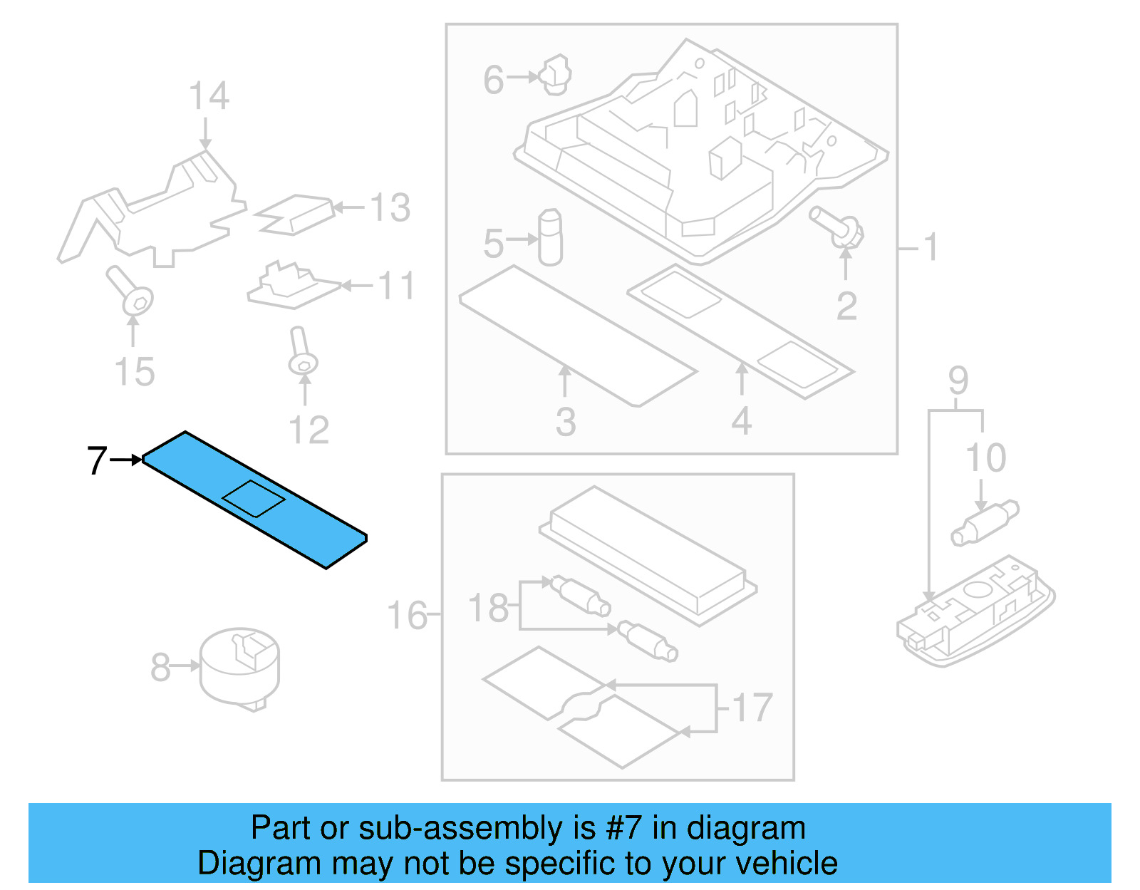 Trim Plate 1K0-947-133-B-82V - View 50