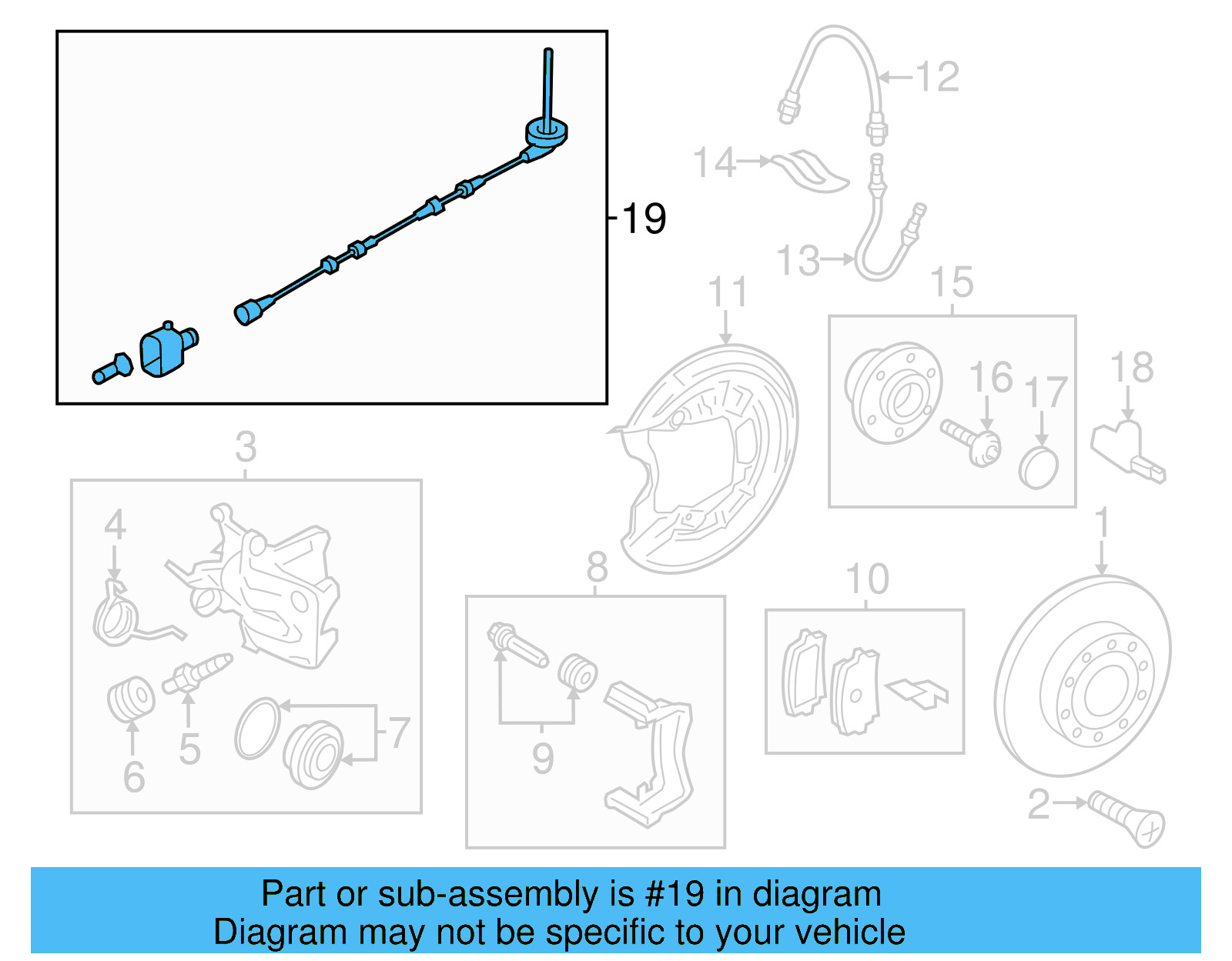 ABS Sensor Wire 5C0-927-904-C - View 6