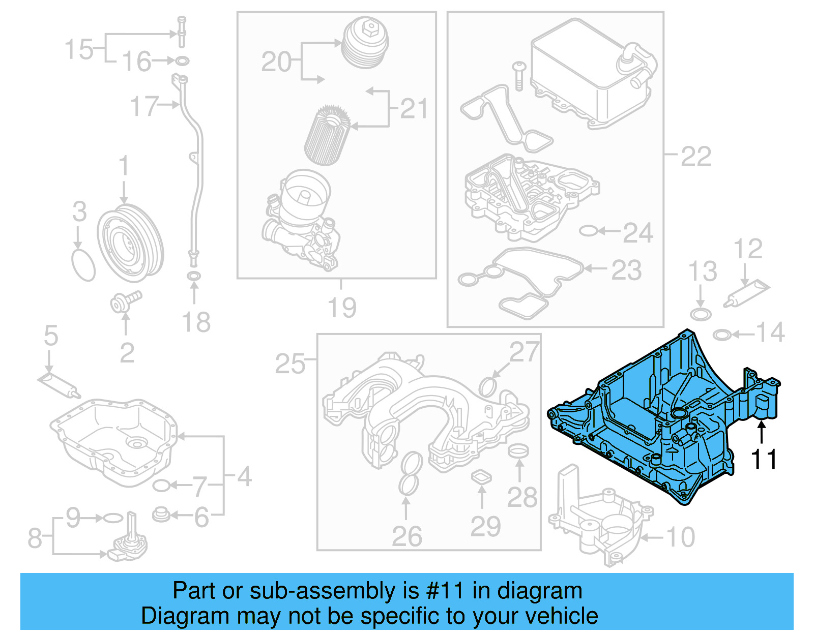 Oil Pan 059-103-601-CN - View 3