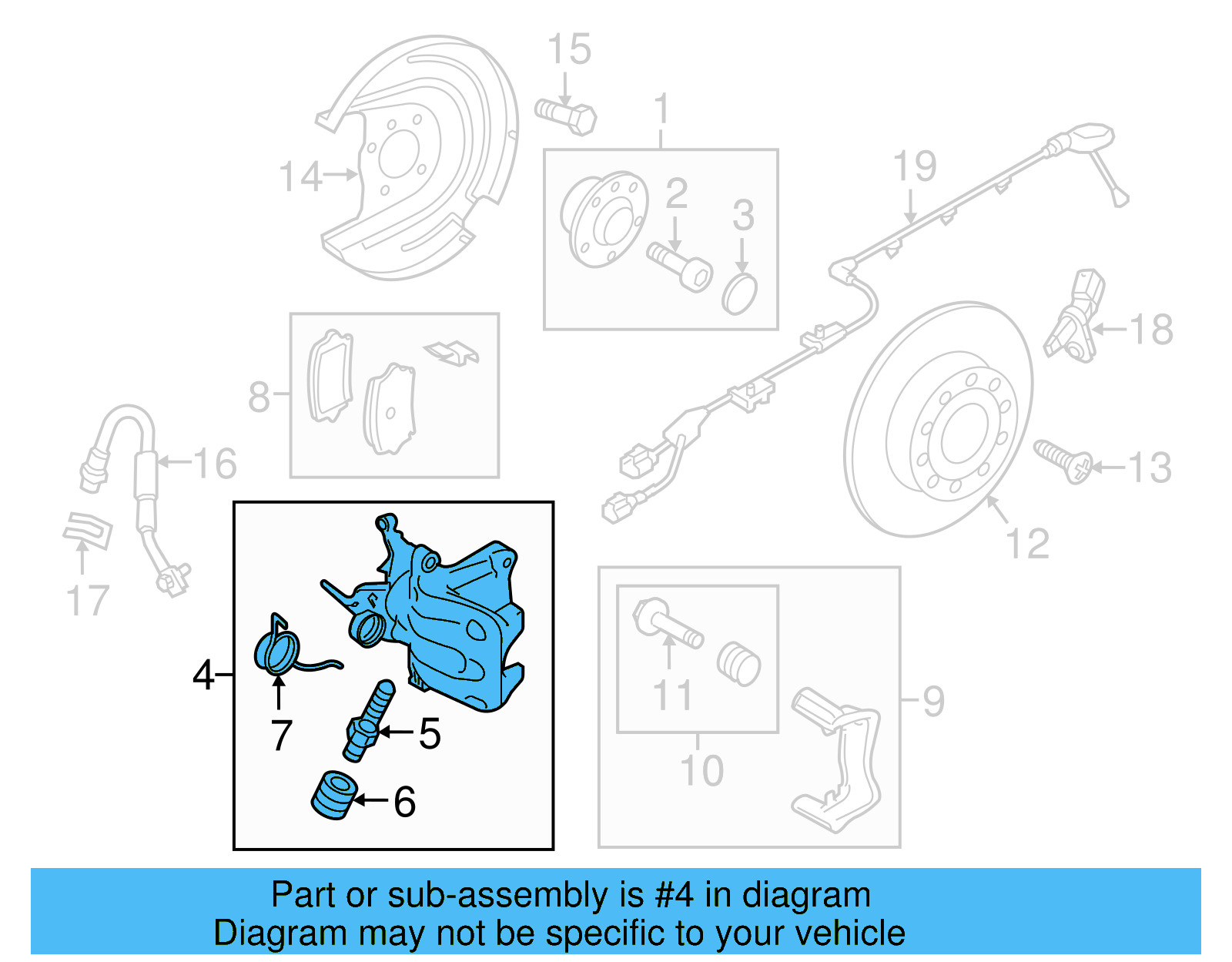 Caliper 5Q0-615-424-C