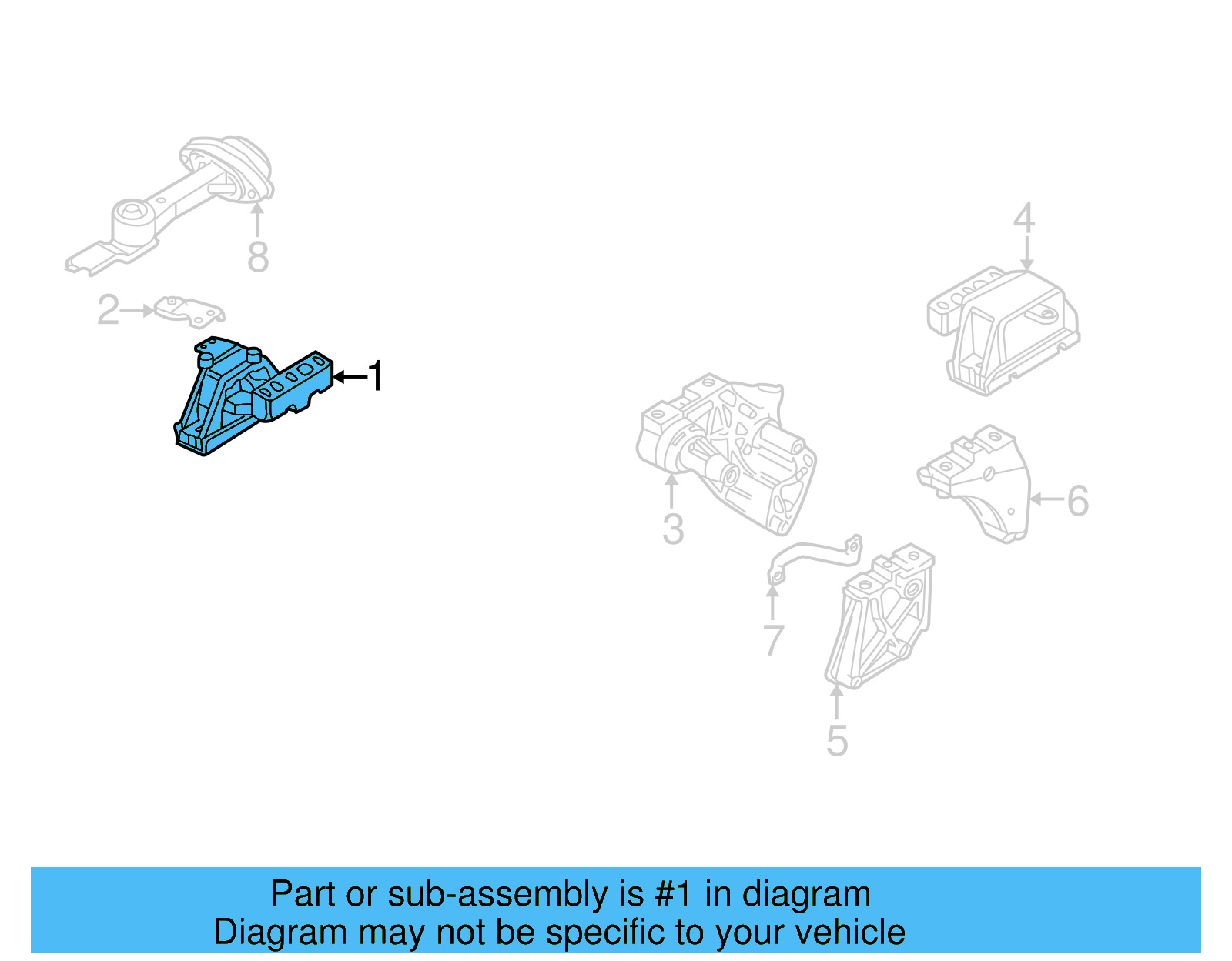 Mount 1J0-199-262-CL - View 13