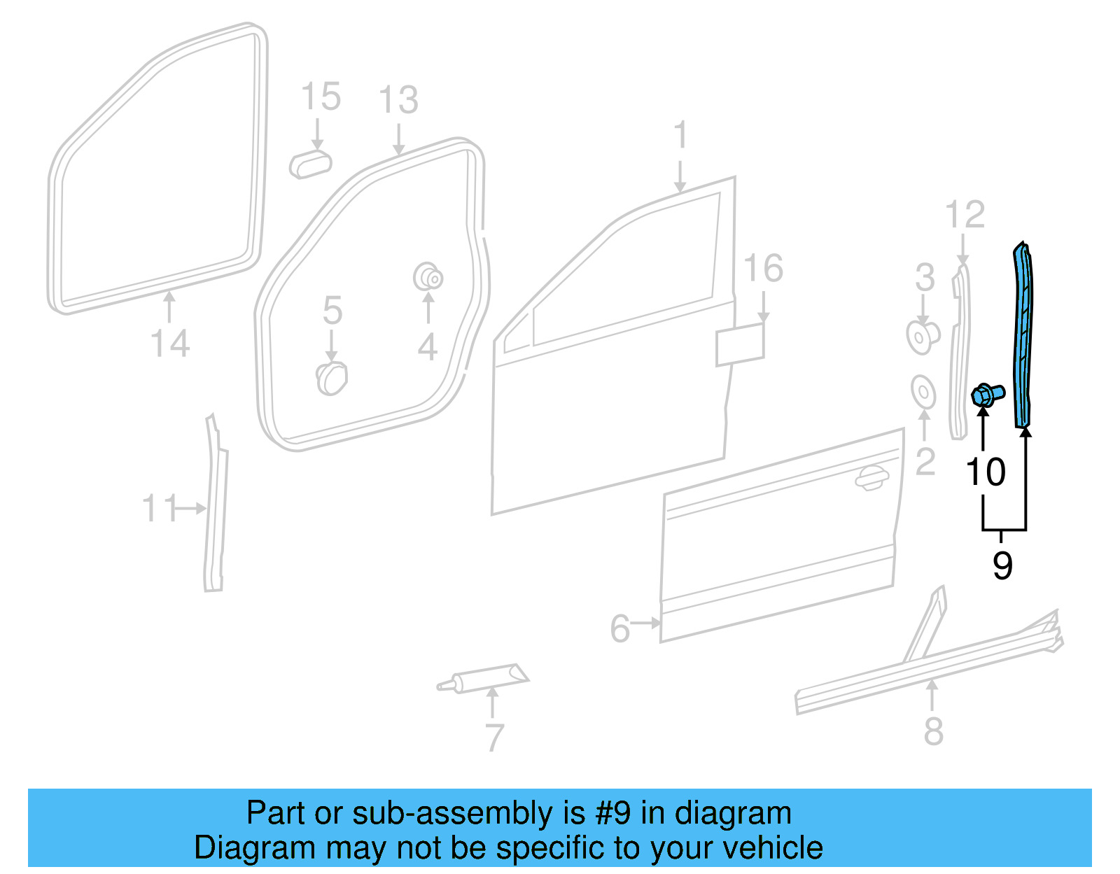 Rear Weather 1K5-837-382-F-5AP - View 10
