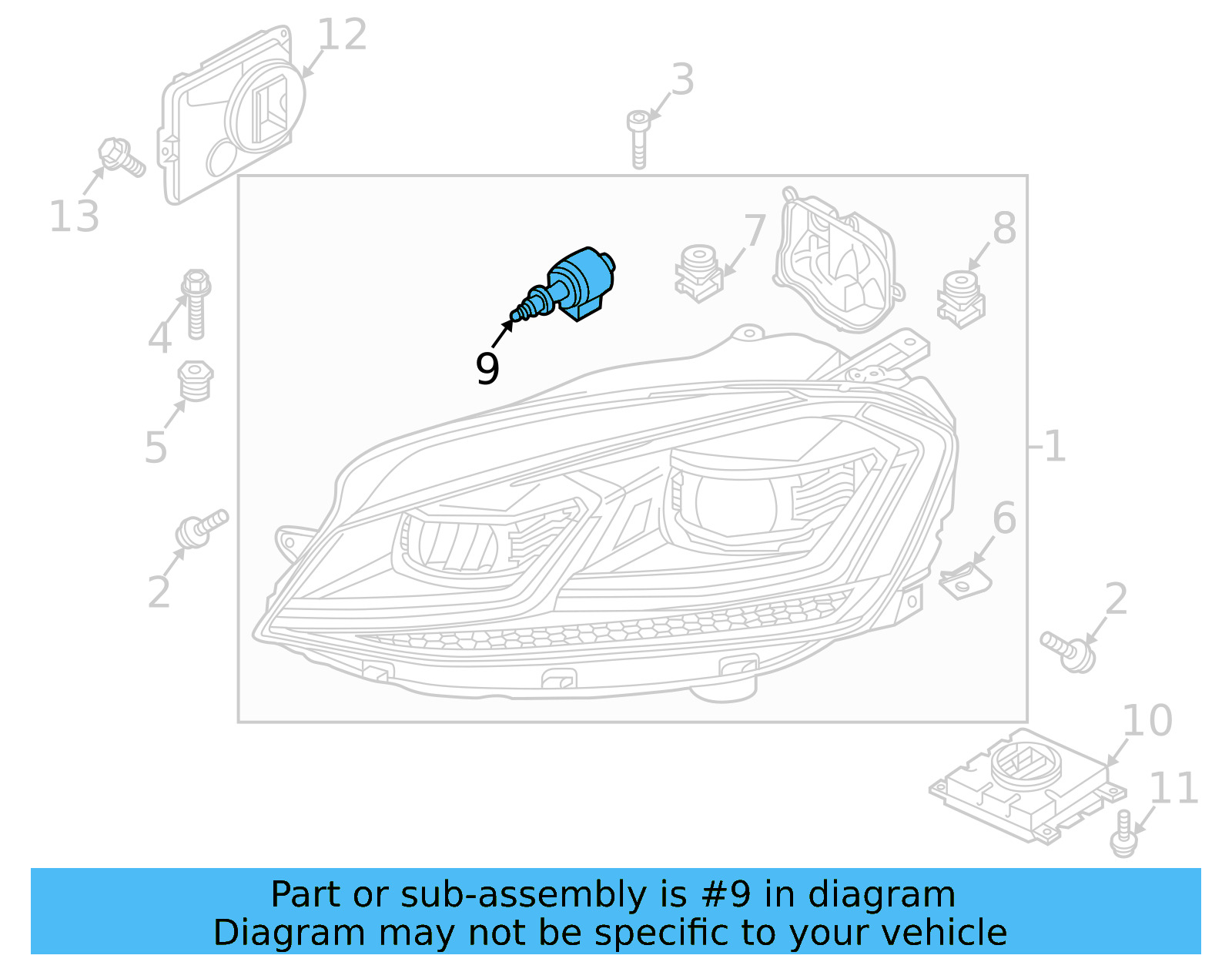 Adjust Motor 4G0-941-293