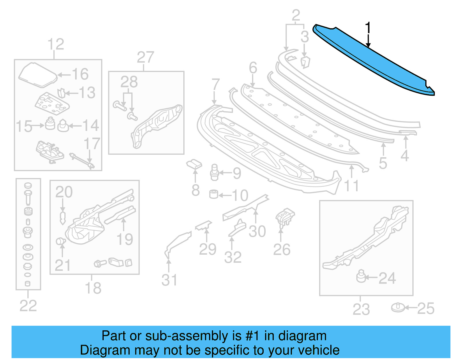Upper Cover 1Q0-825-271-B - View 4