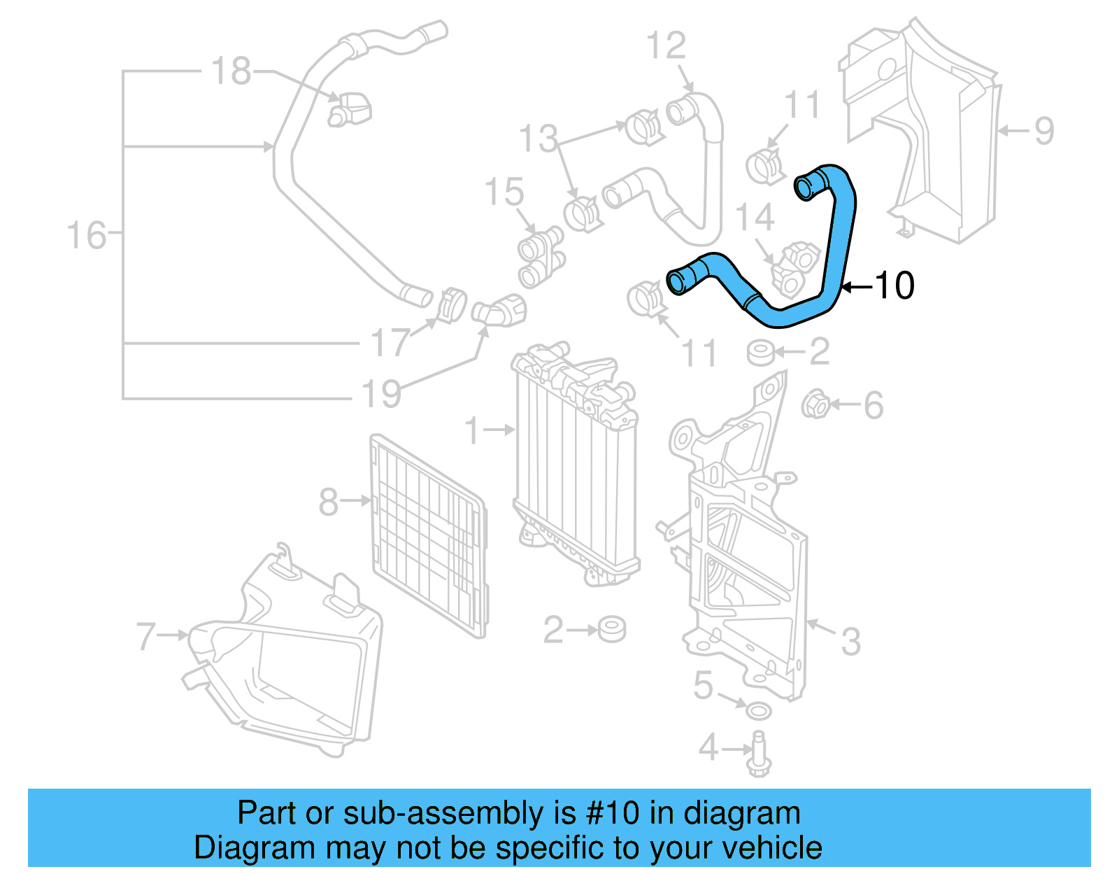 Inlet Hose 5Q0-121-051-L - View 20