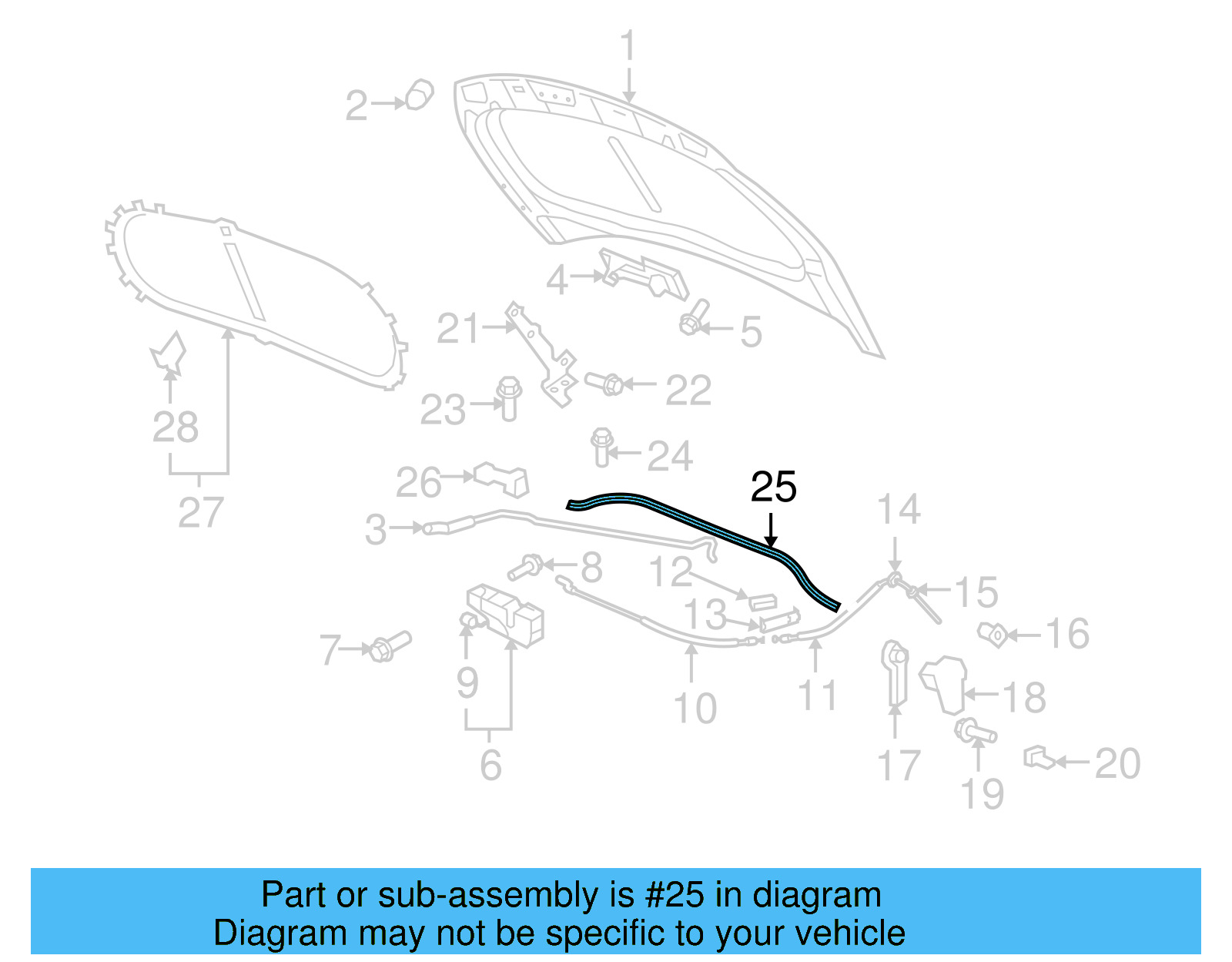 Seal To Cowl 5N0-823-723-B - View 4