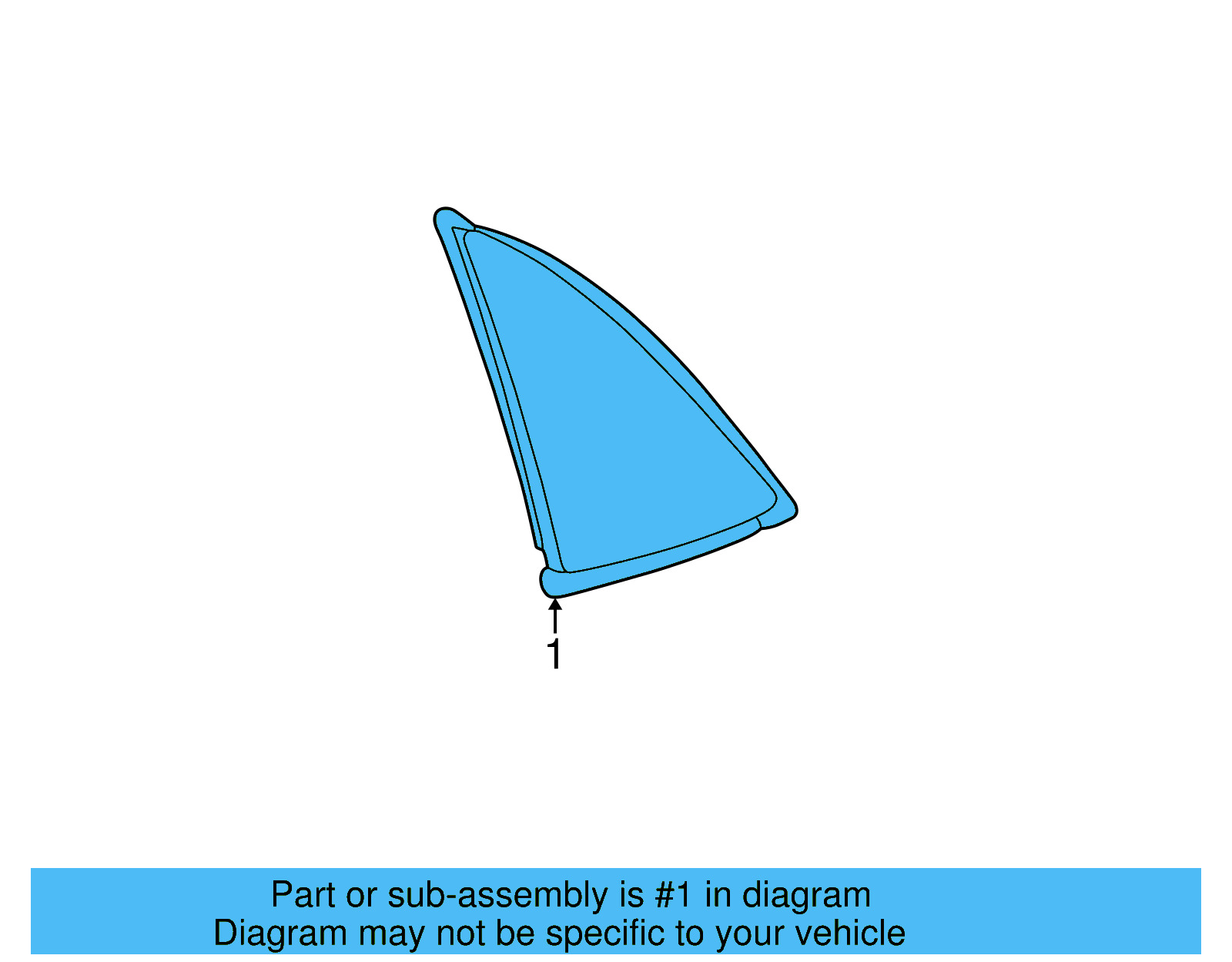 Quarter Glass 1C0-845-041-M - View 5