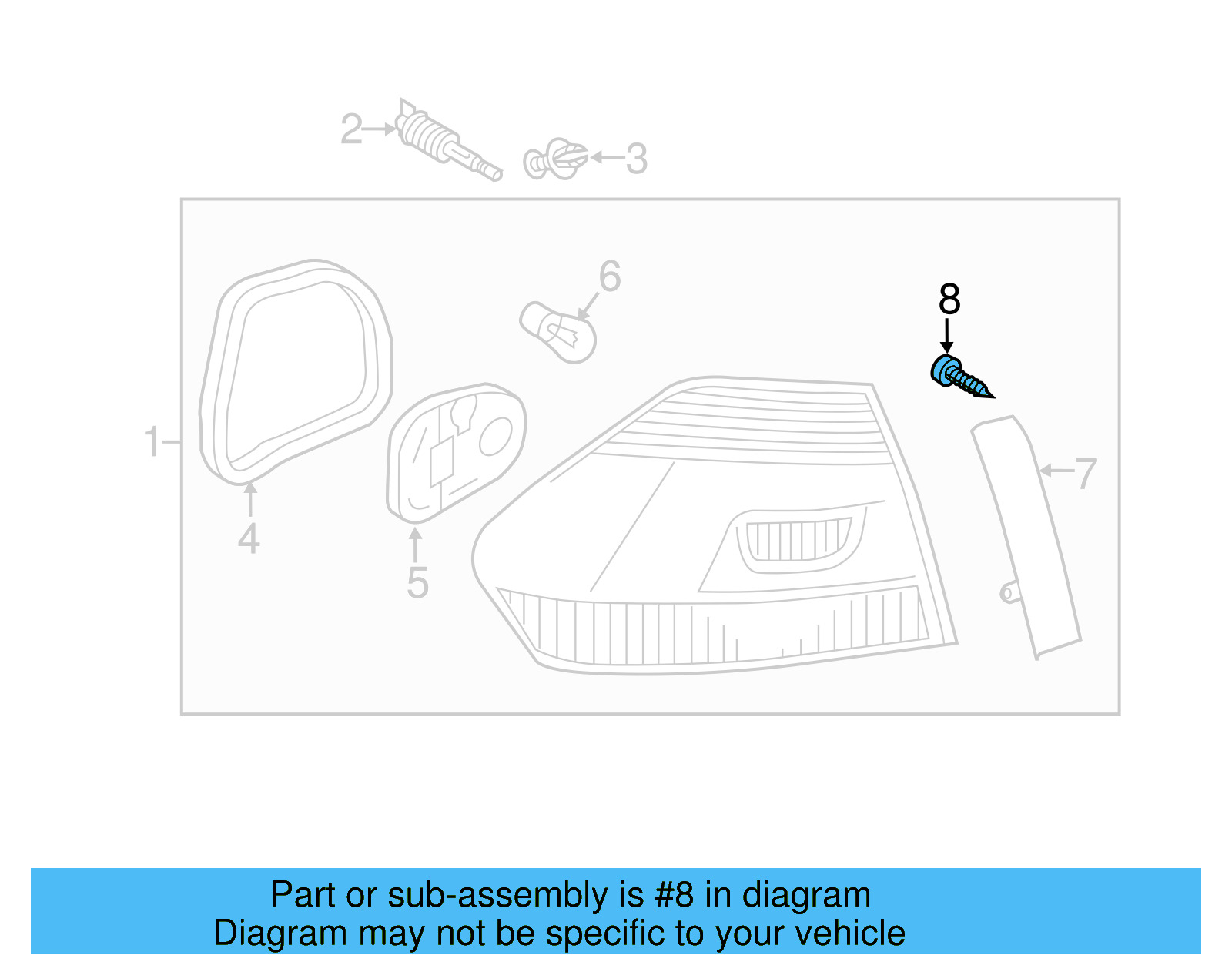 Combo Lamp Assembly Bolt 7E0-945-229 - View 21