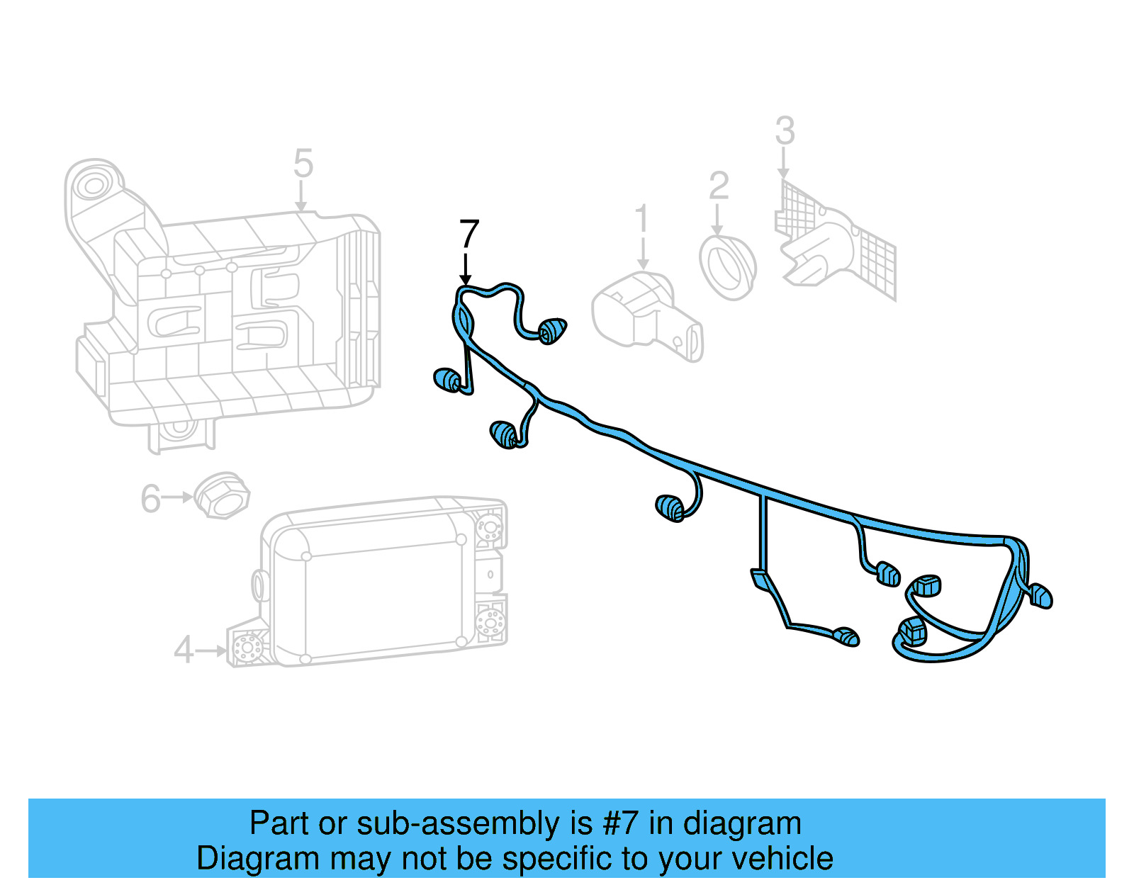 Harness 3CN-971-104-C - View 3