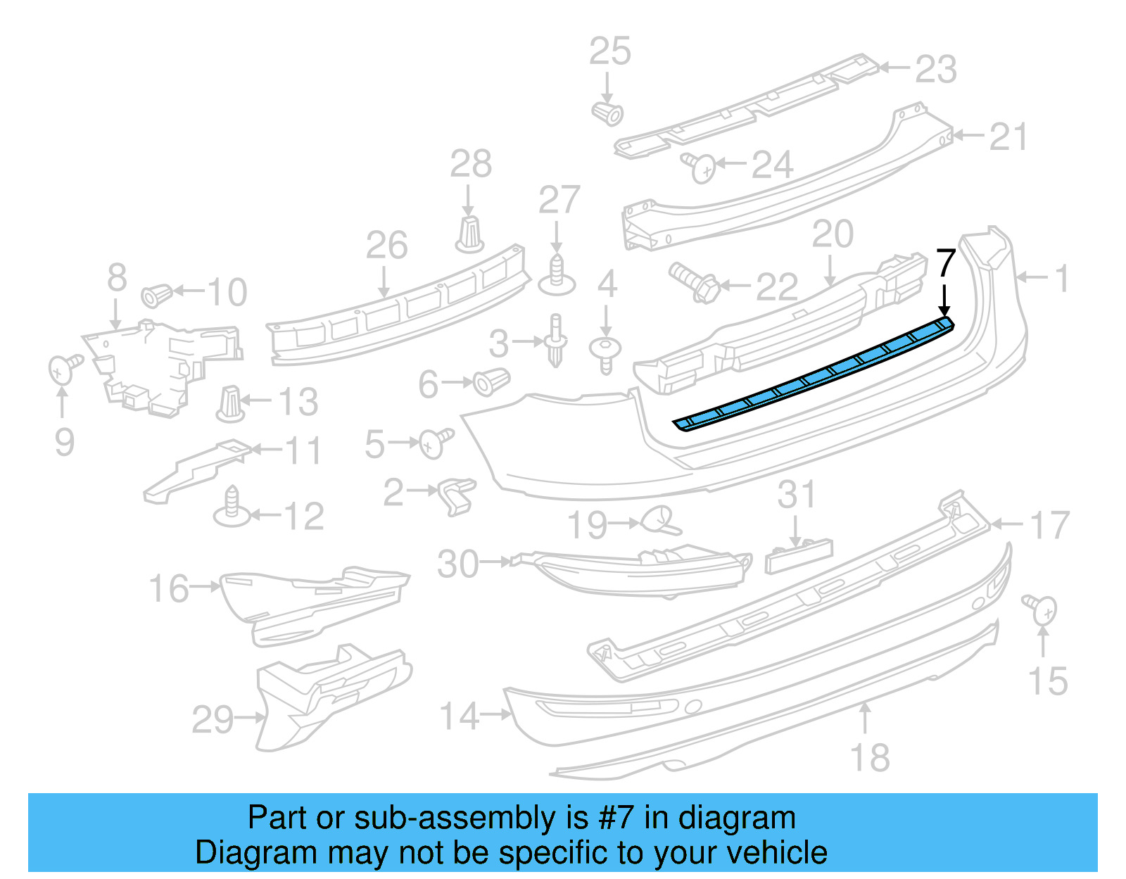 Finish Plate 7P6-807-787-9B9 - View 9