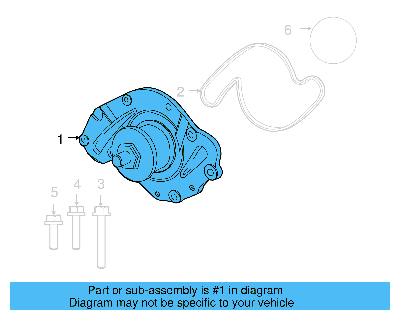 Water Pump 7B0-121-011-D - View 7