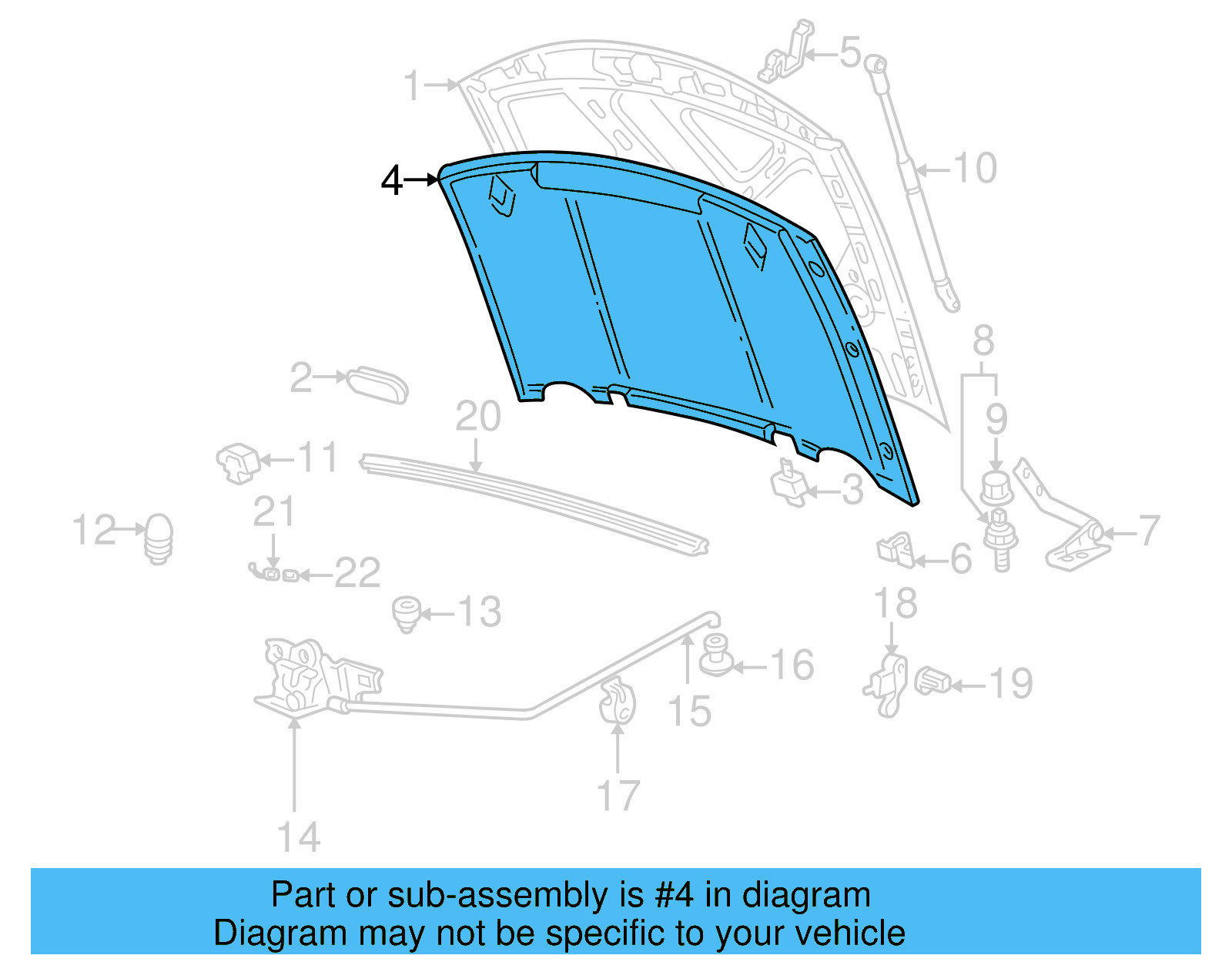 Insulator 1H0-863-835-E - View 3