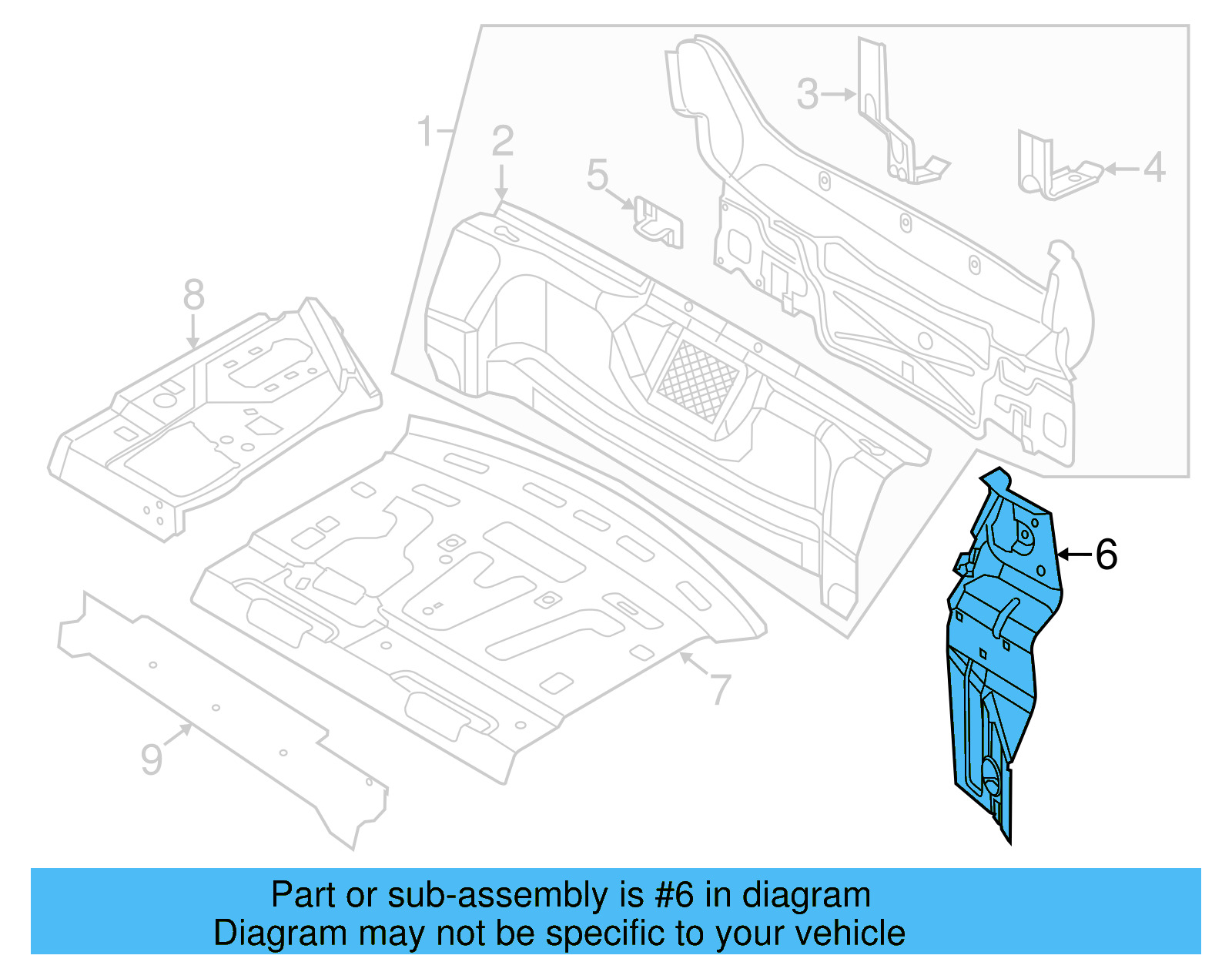 Tail Light Pocket 1K9-813-320 - View 14