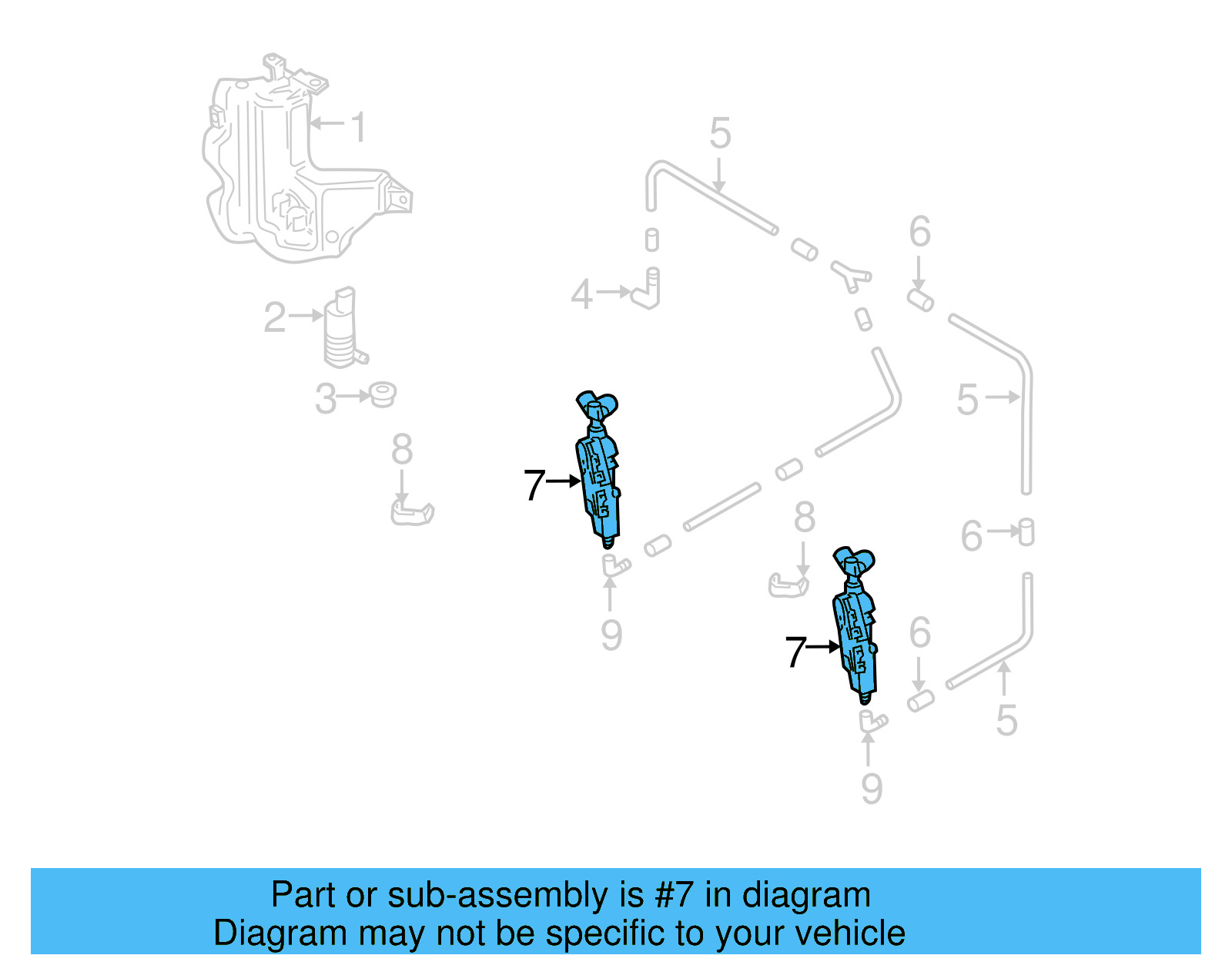 Pressure Cylinder 3D0-955-978-B - View 6