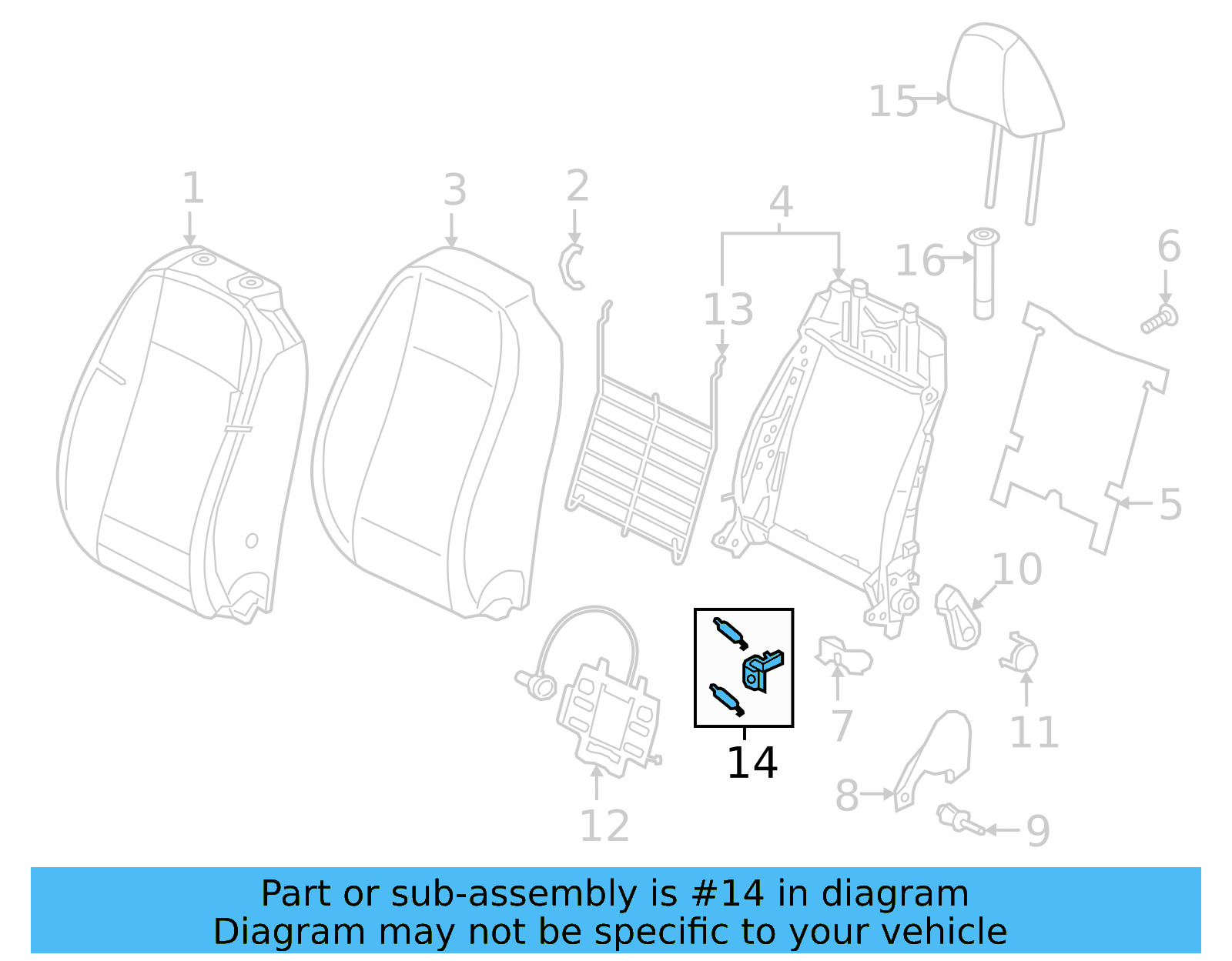 Mat Mount Kit 3Q0-898-955 - View 6
