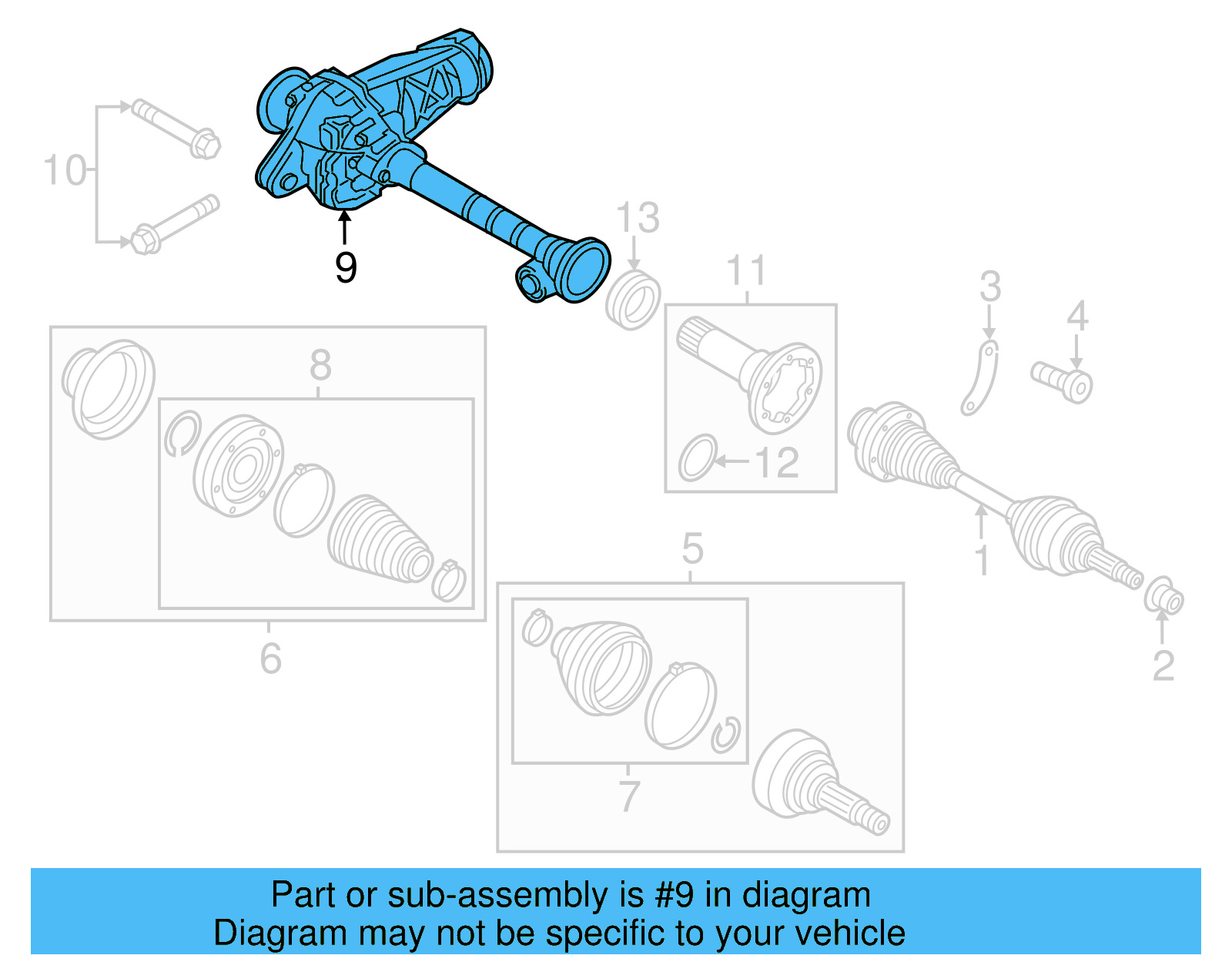 Differential Assembly 0BM-409-505-T