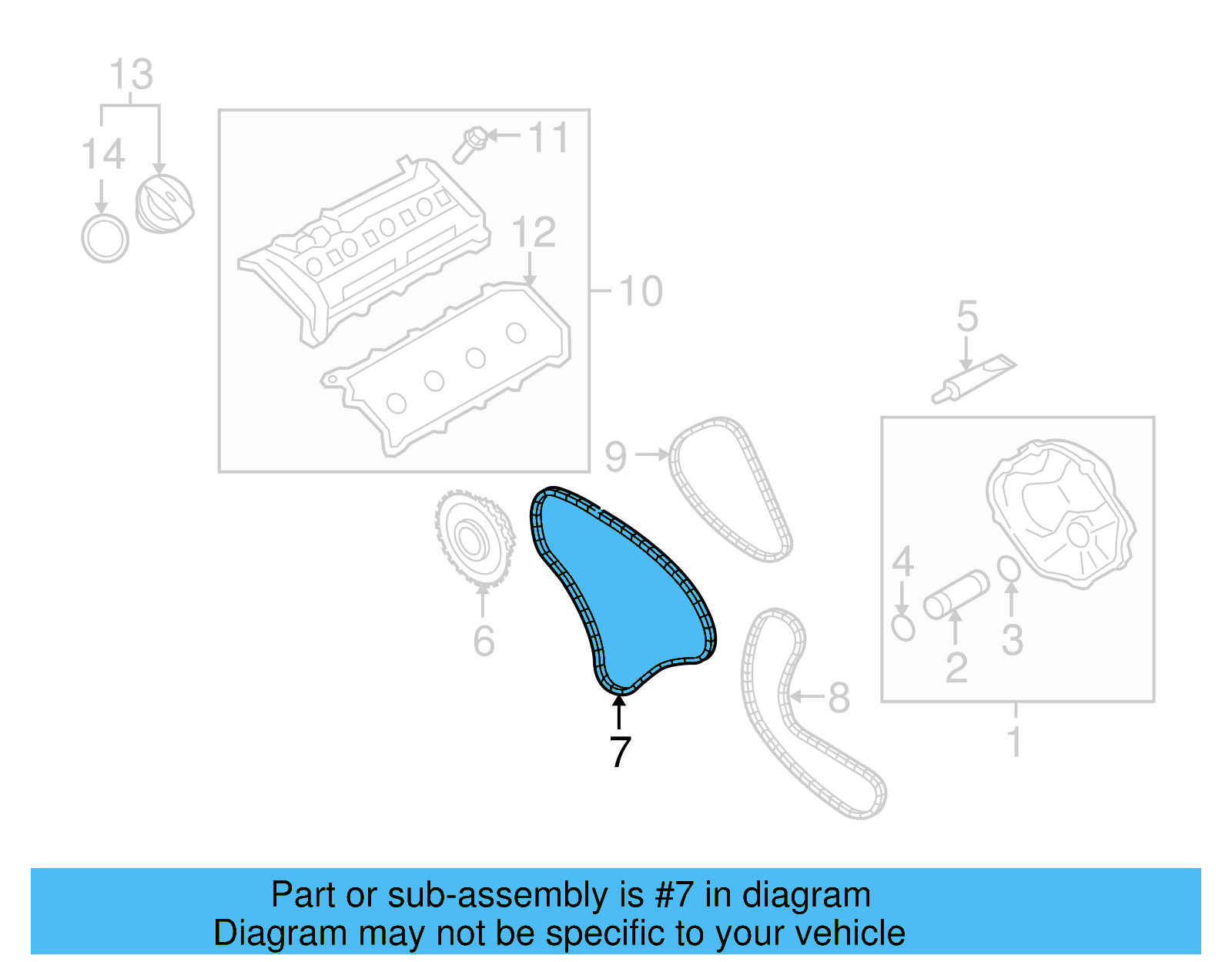 Timing Chain 06E-109-465-AM - View 6