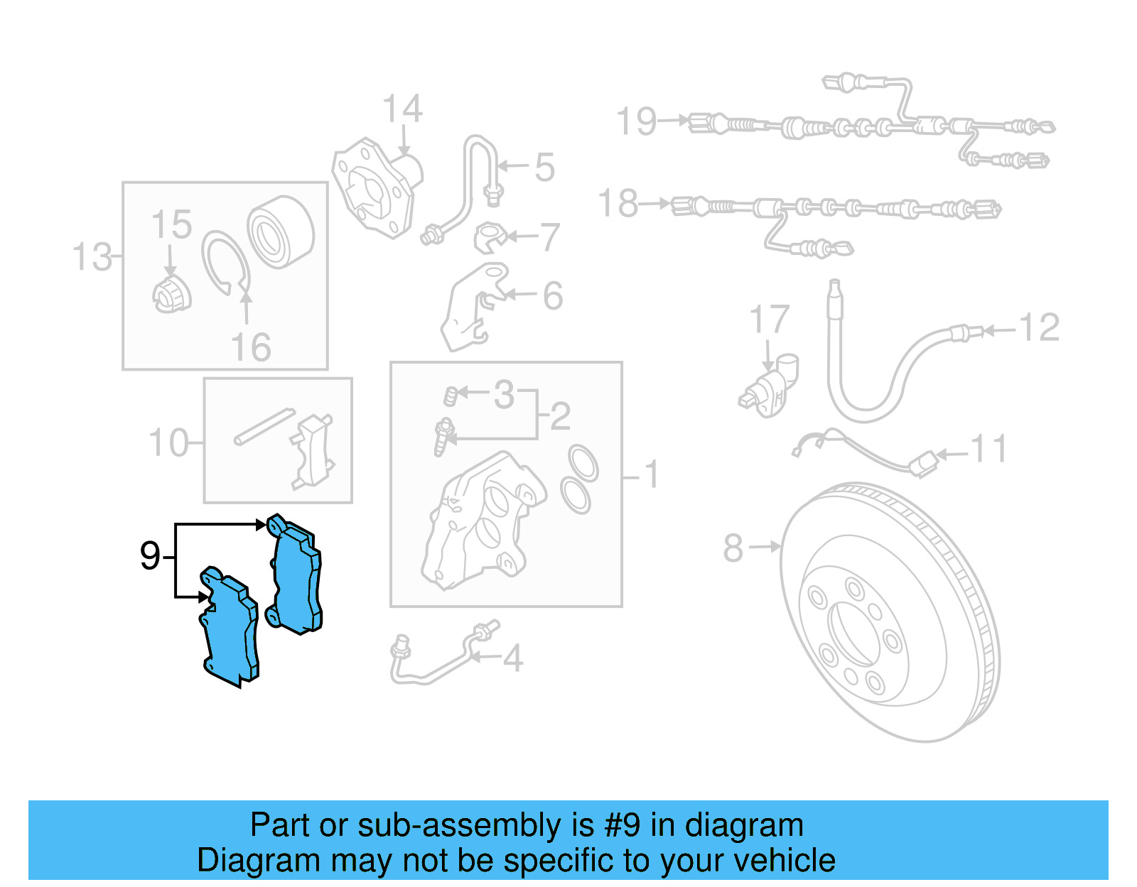 Brake Pads Rear 7L6-698-451-B - View 4