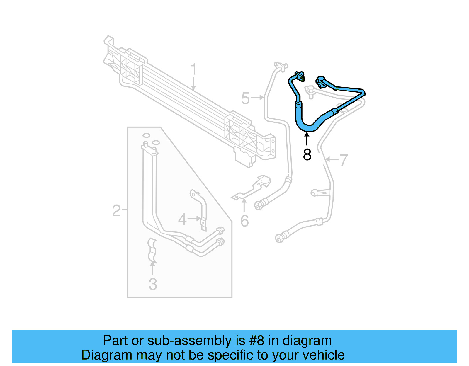 Pressure Line 3C0-317-817 - View 8