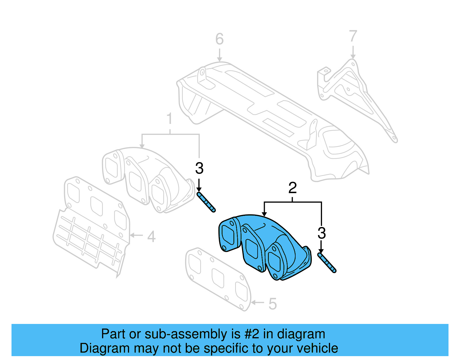 Exhaust Manifold 03H-253-032-C - View 20