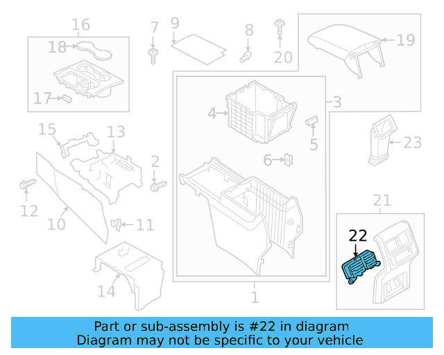 Air Vent 3CN-819-203-B-9B9 - View 4