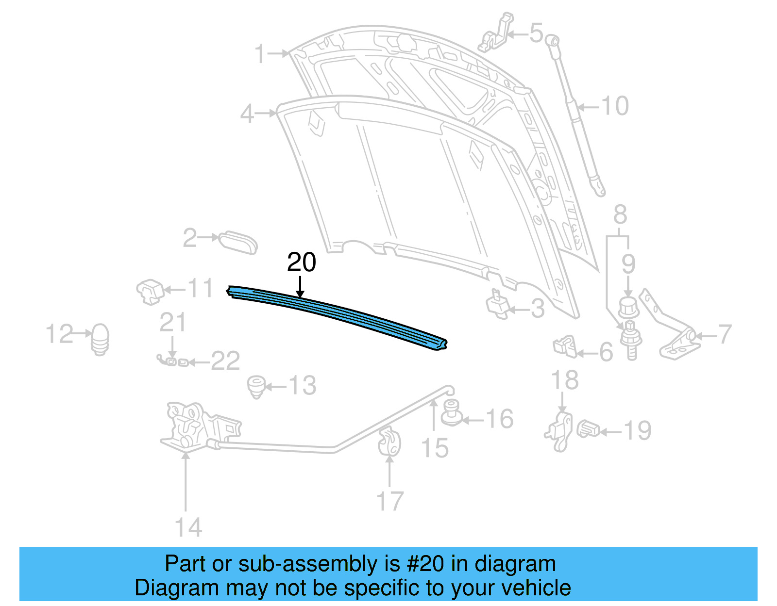 Rear Seal 1H0-823-723-A - View 4