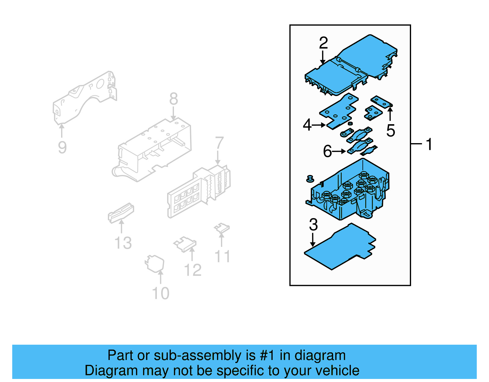 Fuse Box 3D0-937-548-C - View 7