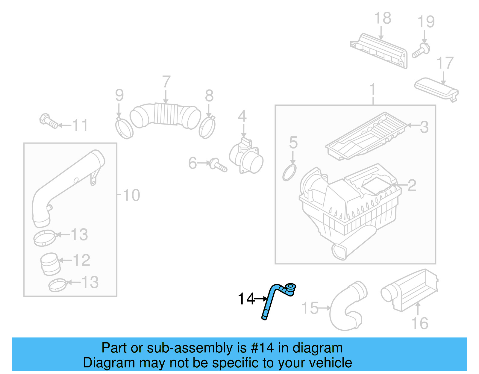 Drain Tube 5N0-129-637-D - View 4