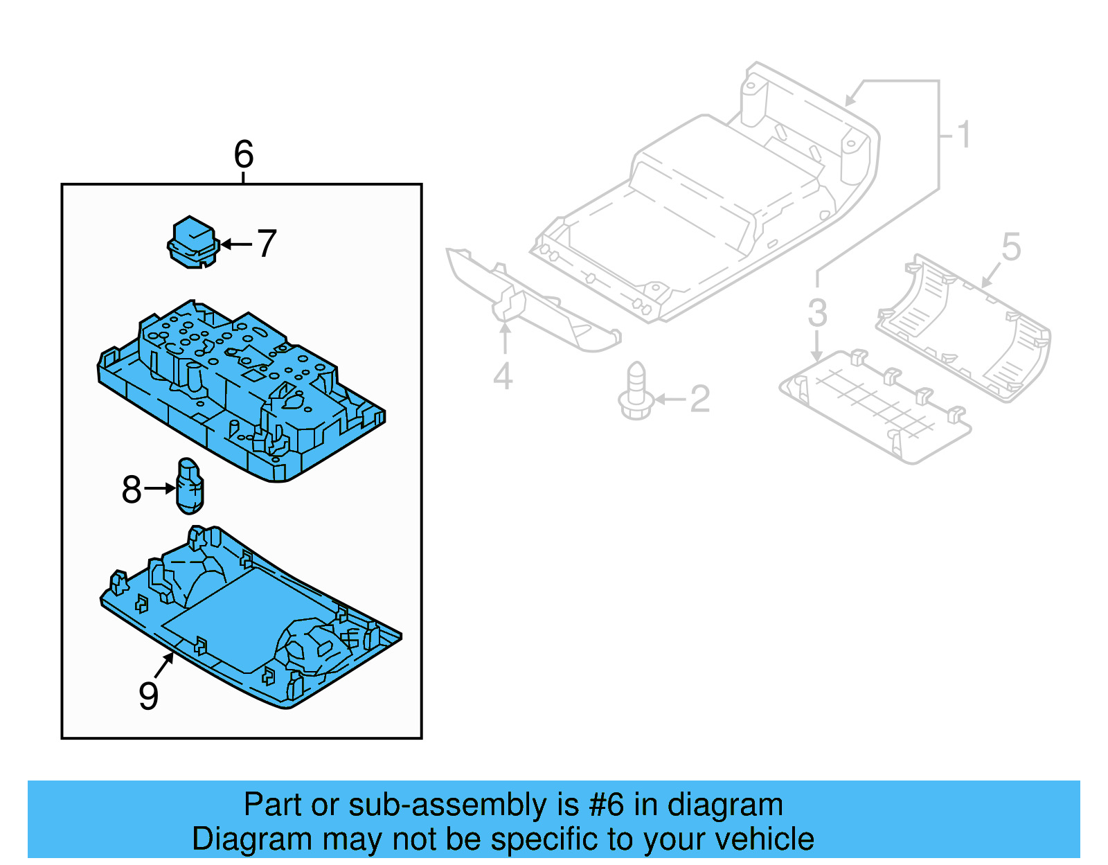 Overhead Lamp 5TA-947-105-B-QAW