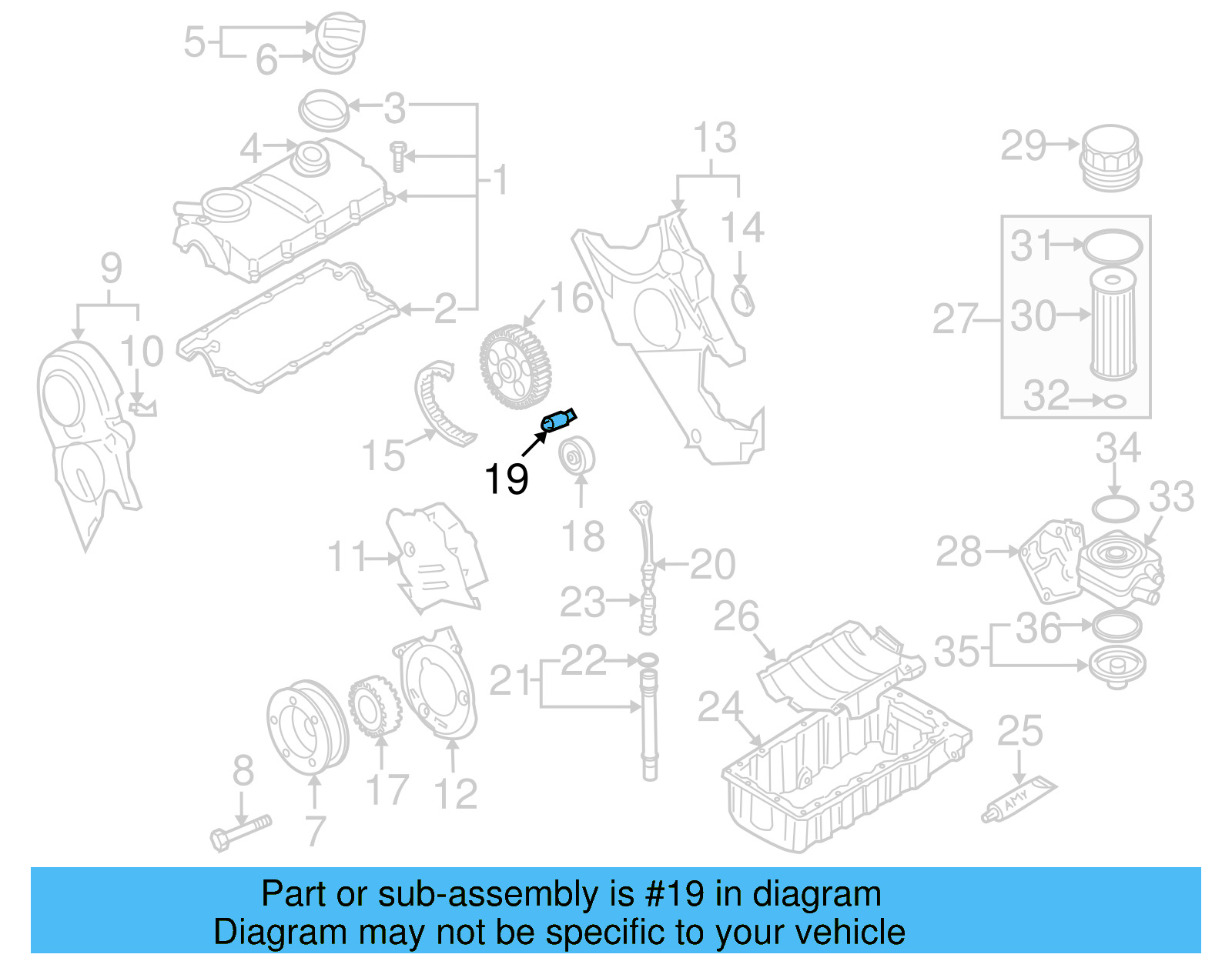 Engine Timing Belt Idler 038-109-244-N - View 9