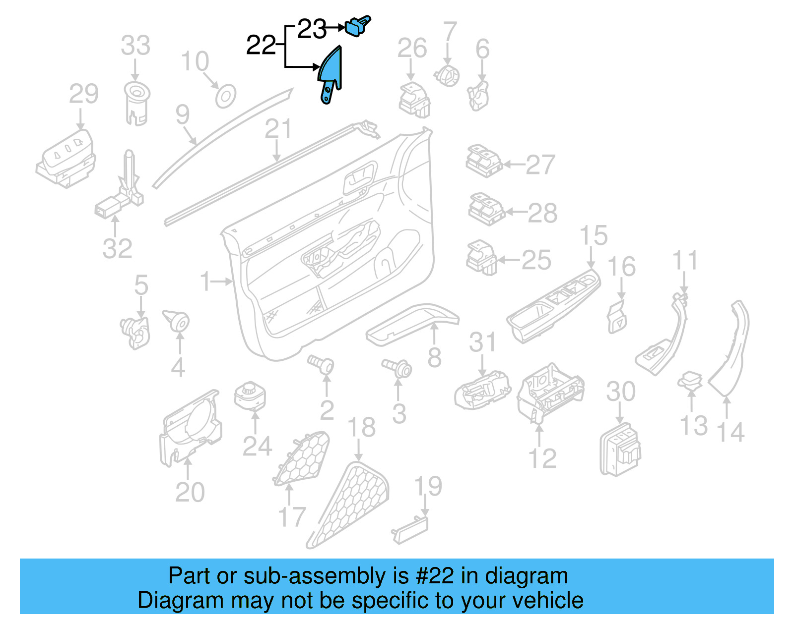 Corner Trim 1Q0-837-973-J-9B9 - View 2