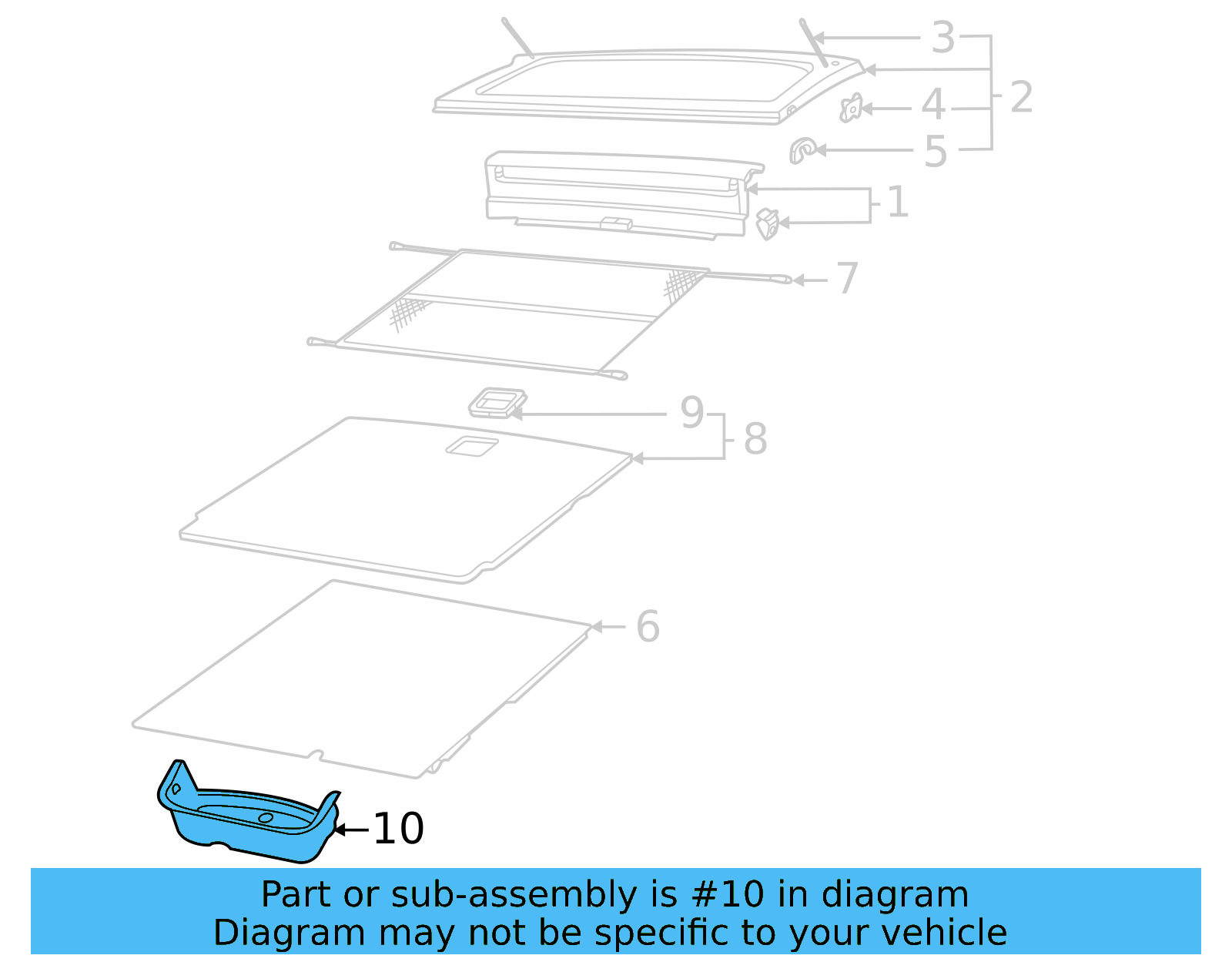 Storage Compartment 11A-863-544-CA9 - View 4