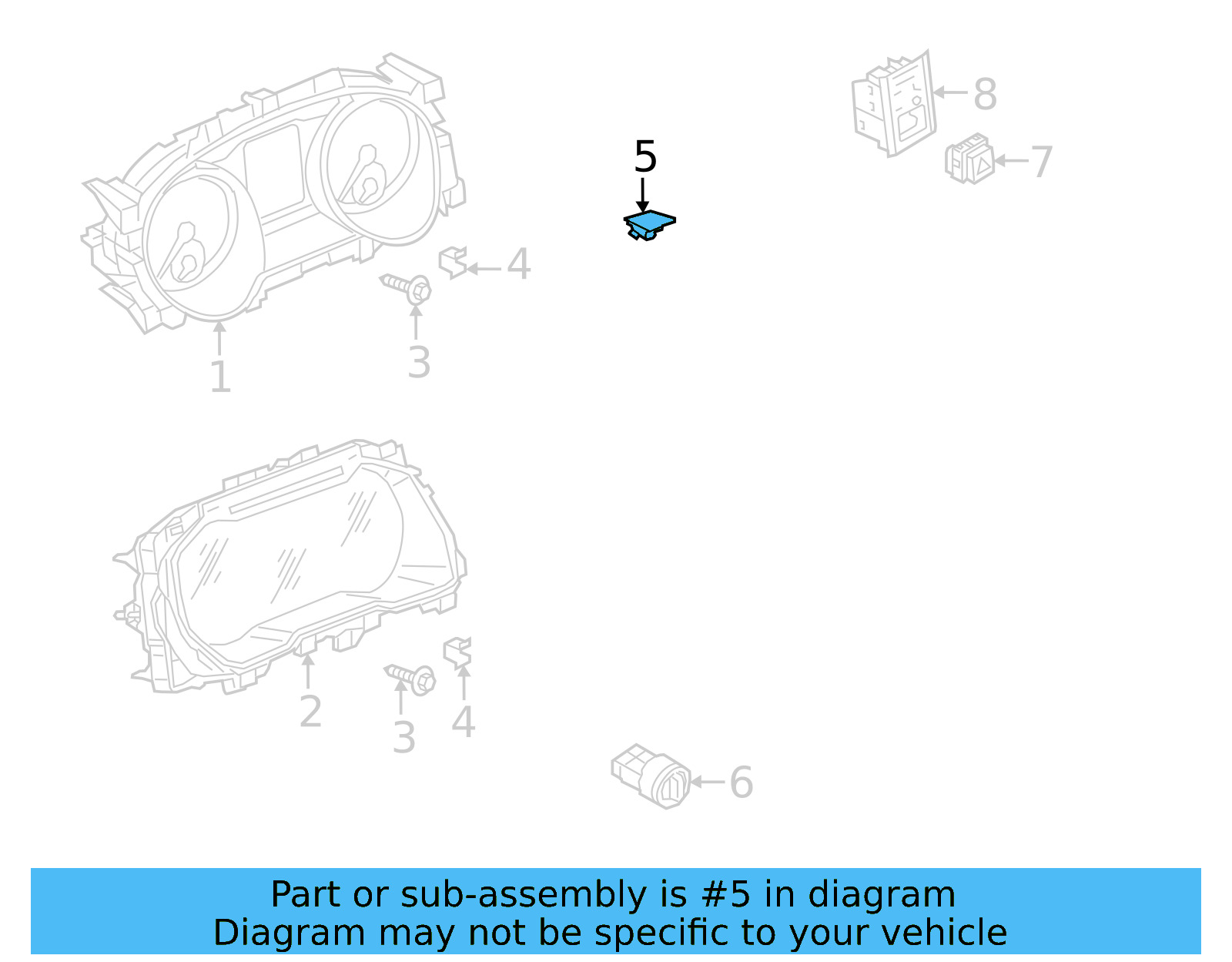 Sunlight Sensor 5NA-907-451-E