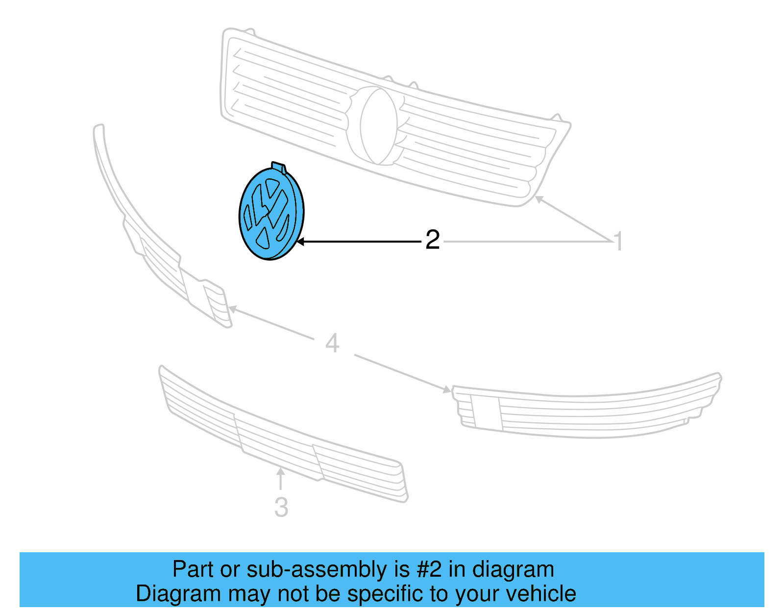 Emblem 3B0-853-601-C-ULM - View 9