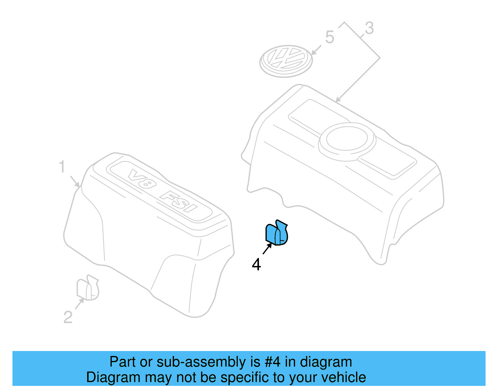Front Cover Retainer 803-959-849 - View 6