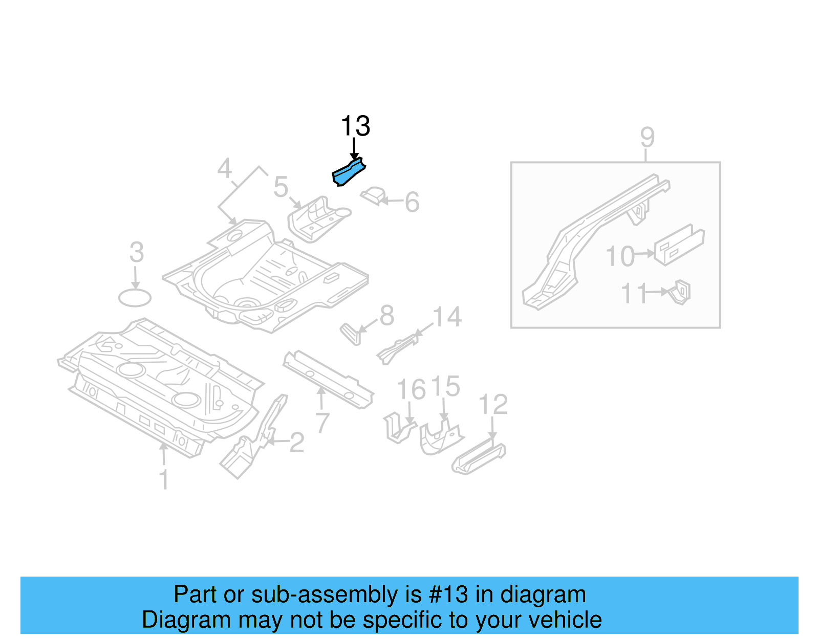 Side Reinforced 1J6-804-639-A - View 3