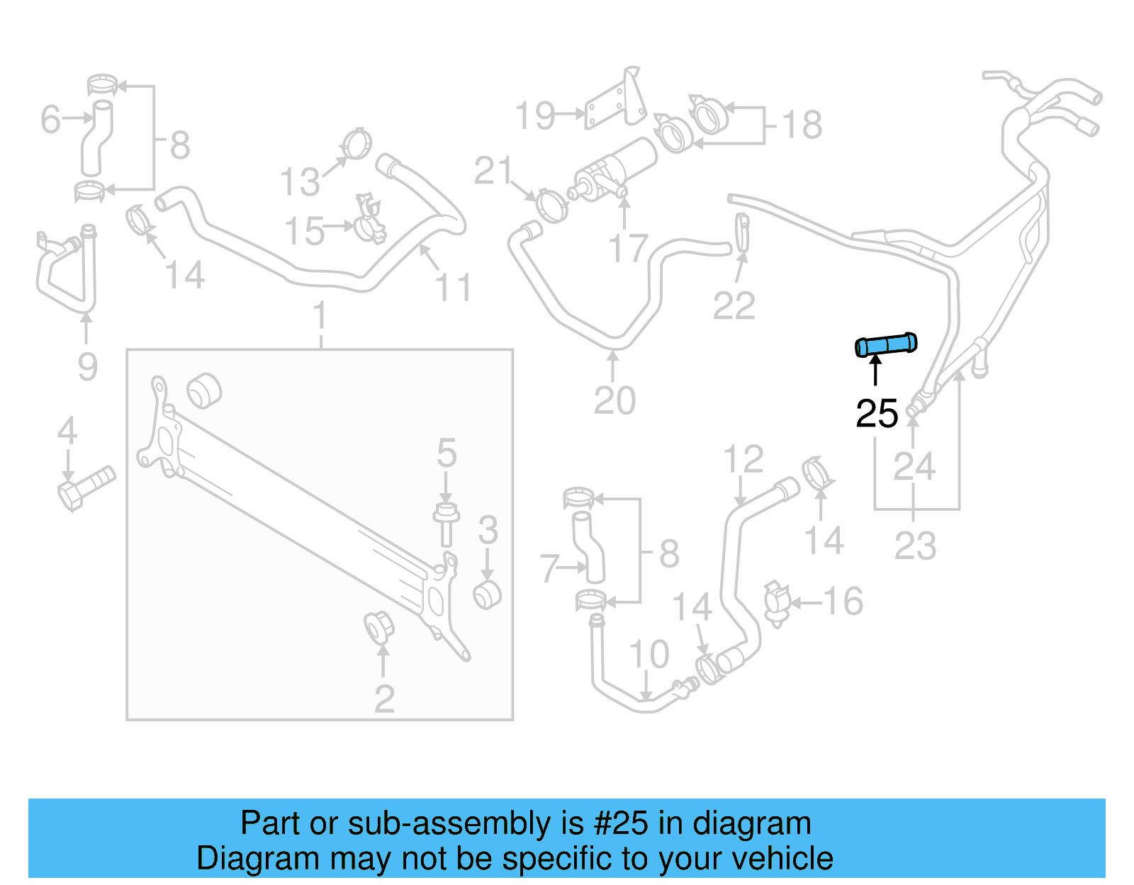 Hose Assembly Union 7L6-121-118 - View 2