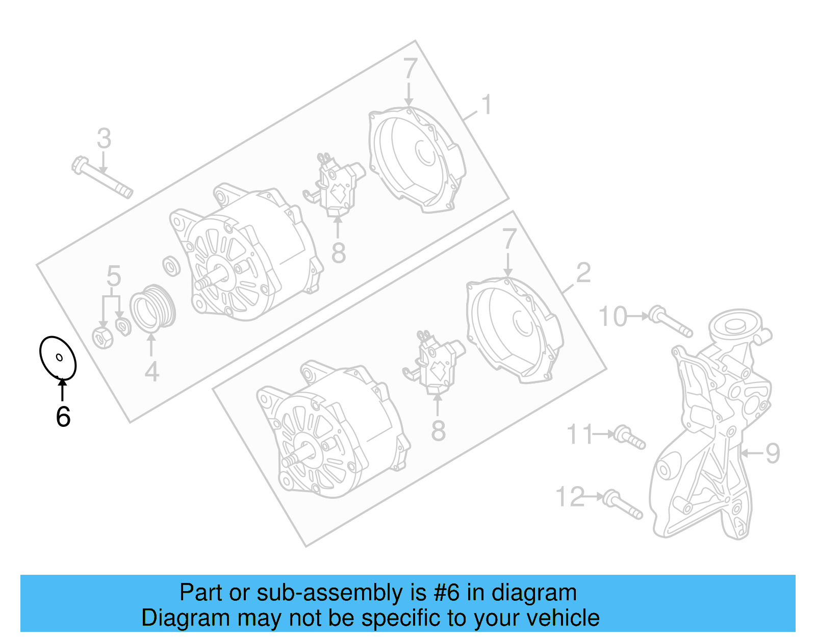 Pulley Cap 037-145-291-A - View 12