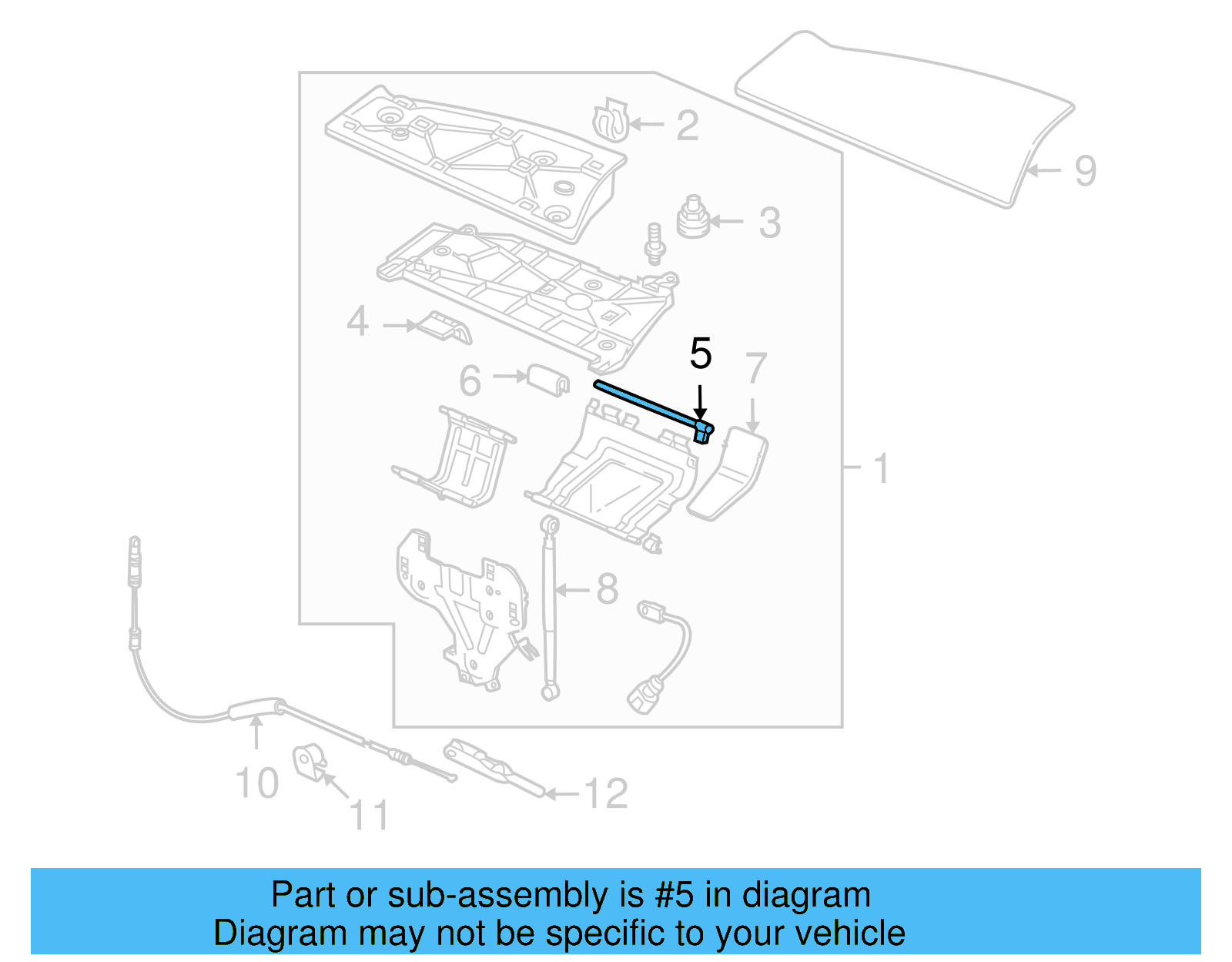 Flap Pin 1Q0-872-463 - View 4