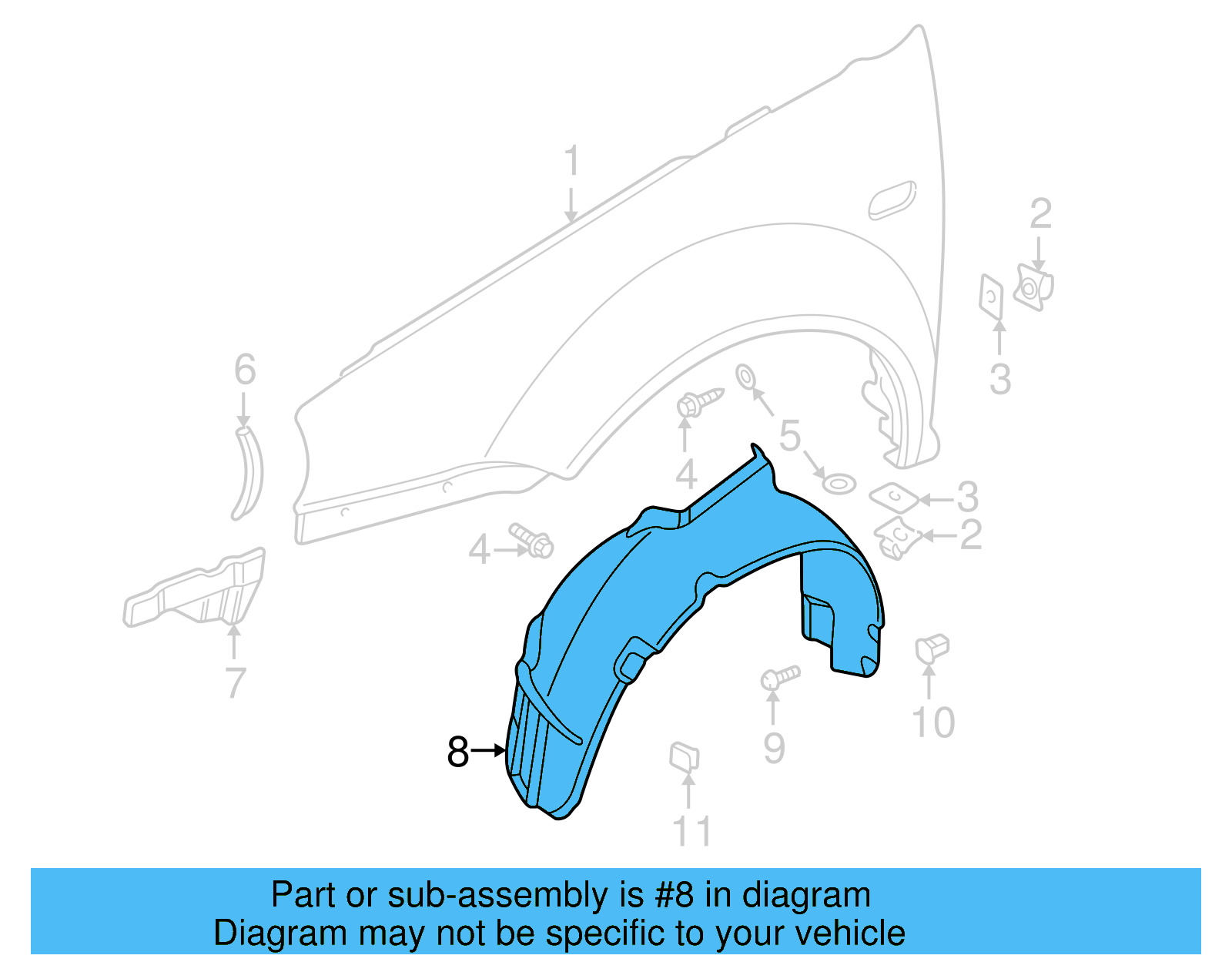 Fender Liner 1JM-809-958