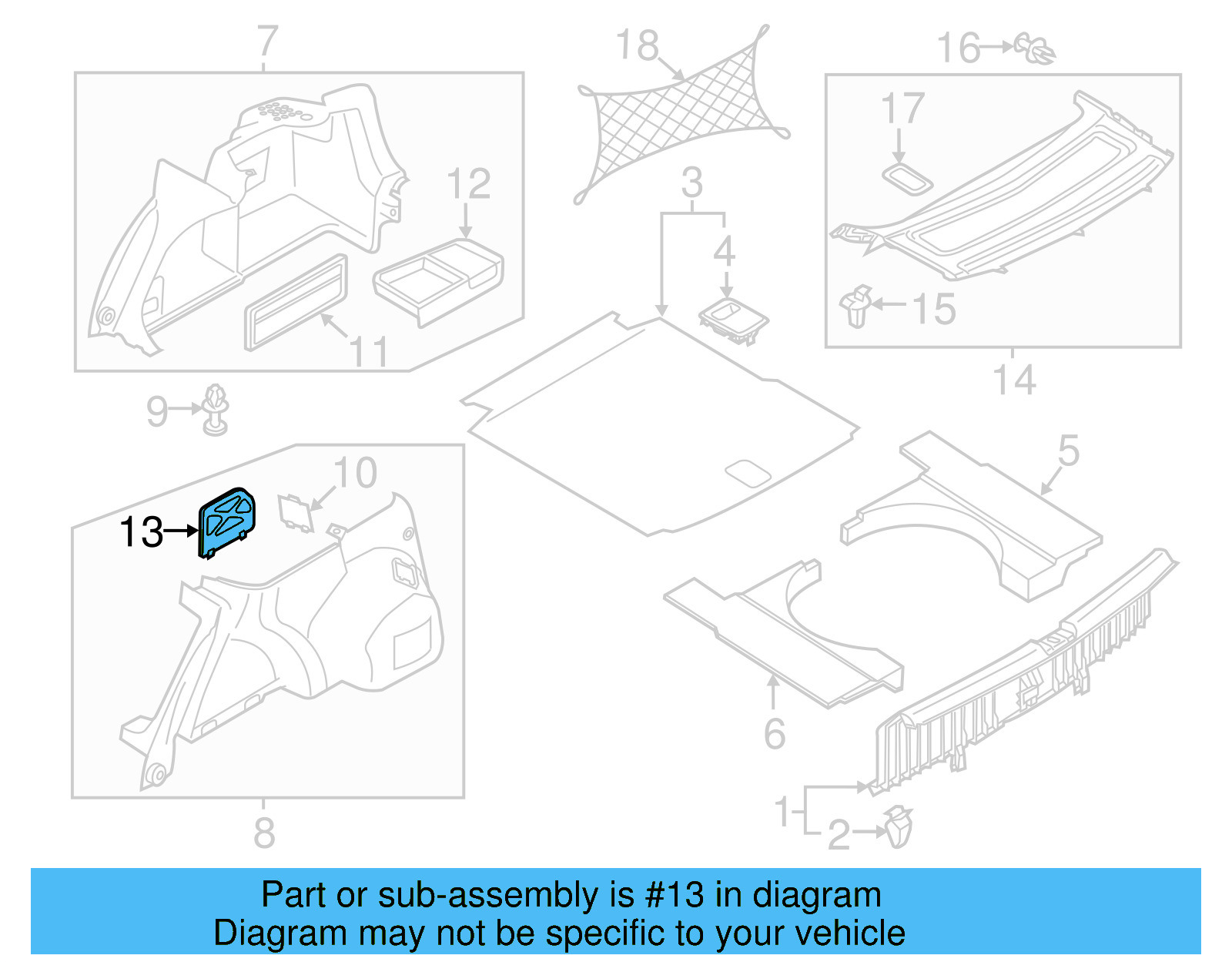 Battery Cover 561-868-865-1BS - View 2