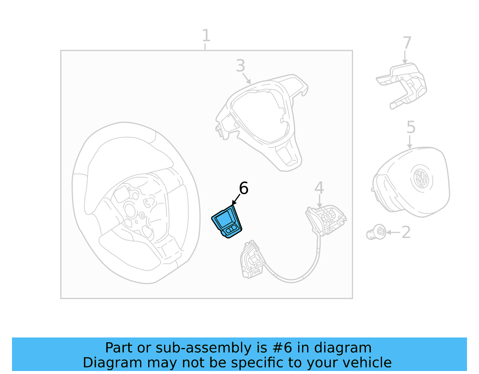 Front Trim 3QF-419-685-ICL - View 7