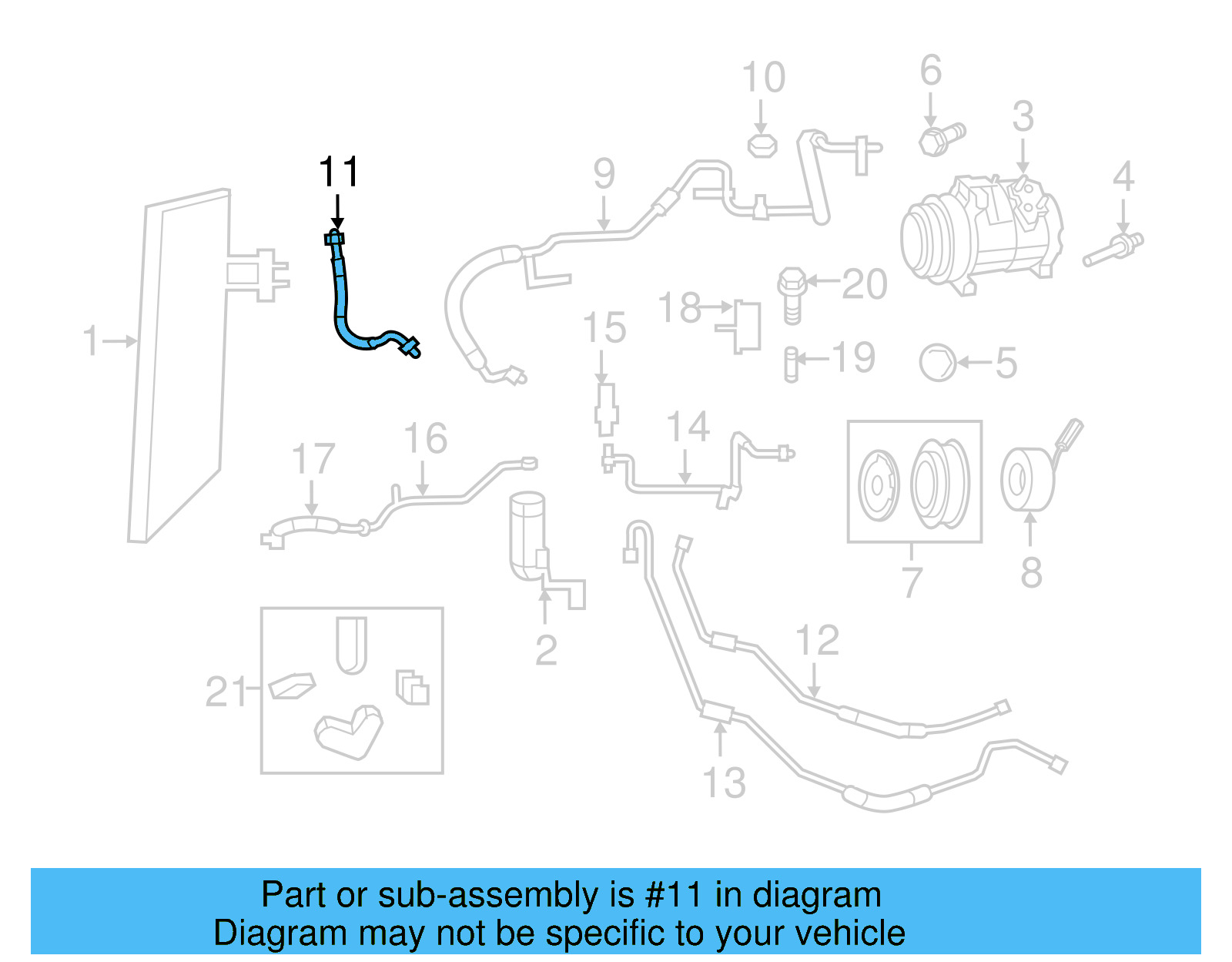 Discharge Hose 7B0-820-721-E - View 8