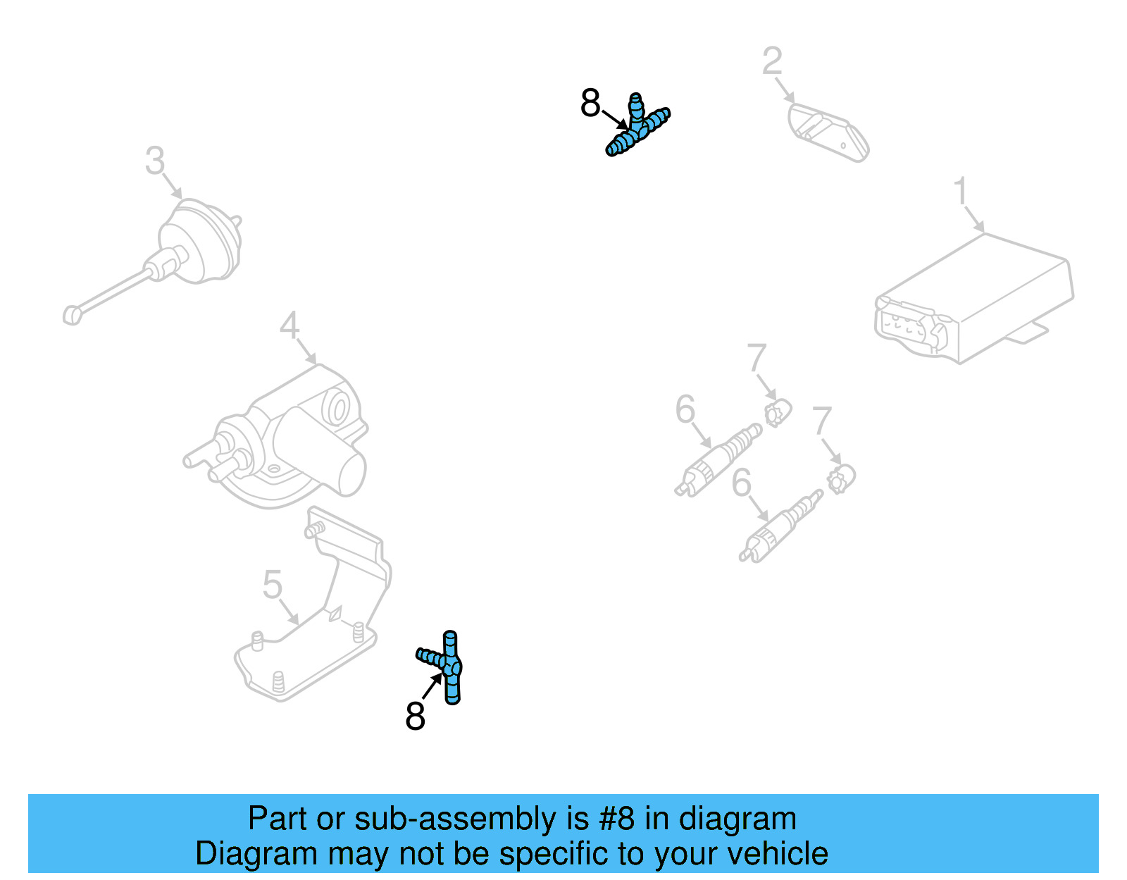 Connector Hose 811-907-428 - View 5