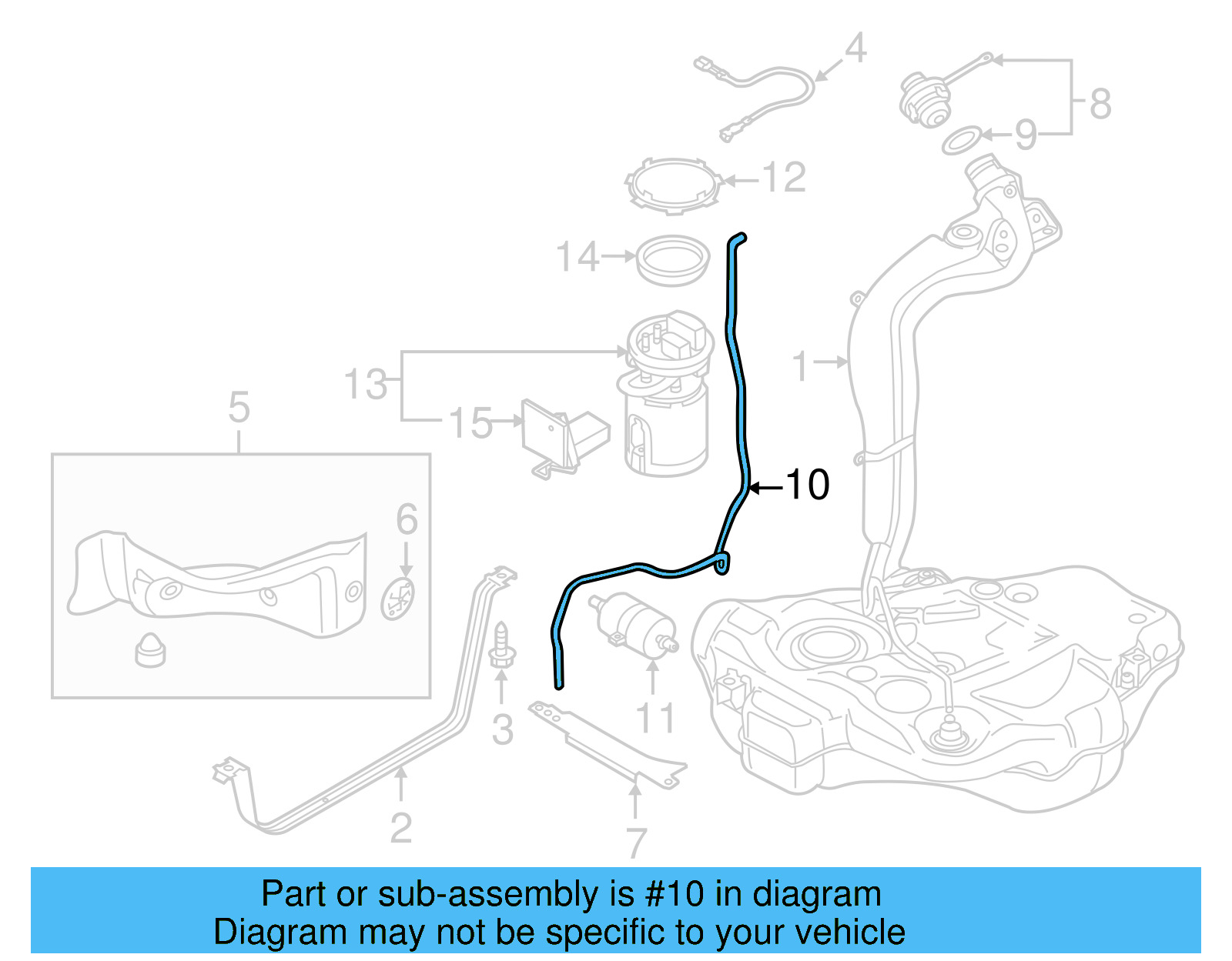 Vent Tube 5C0-201-931-L - View 12