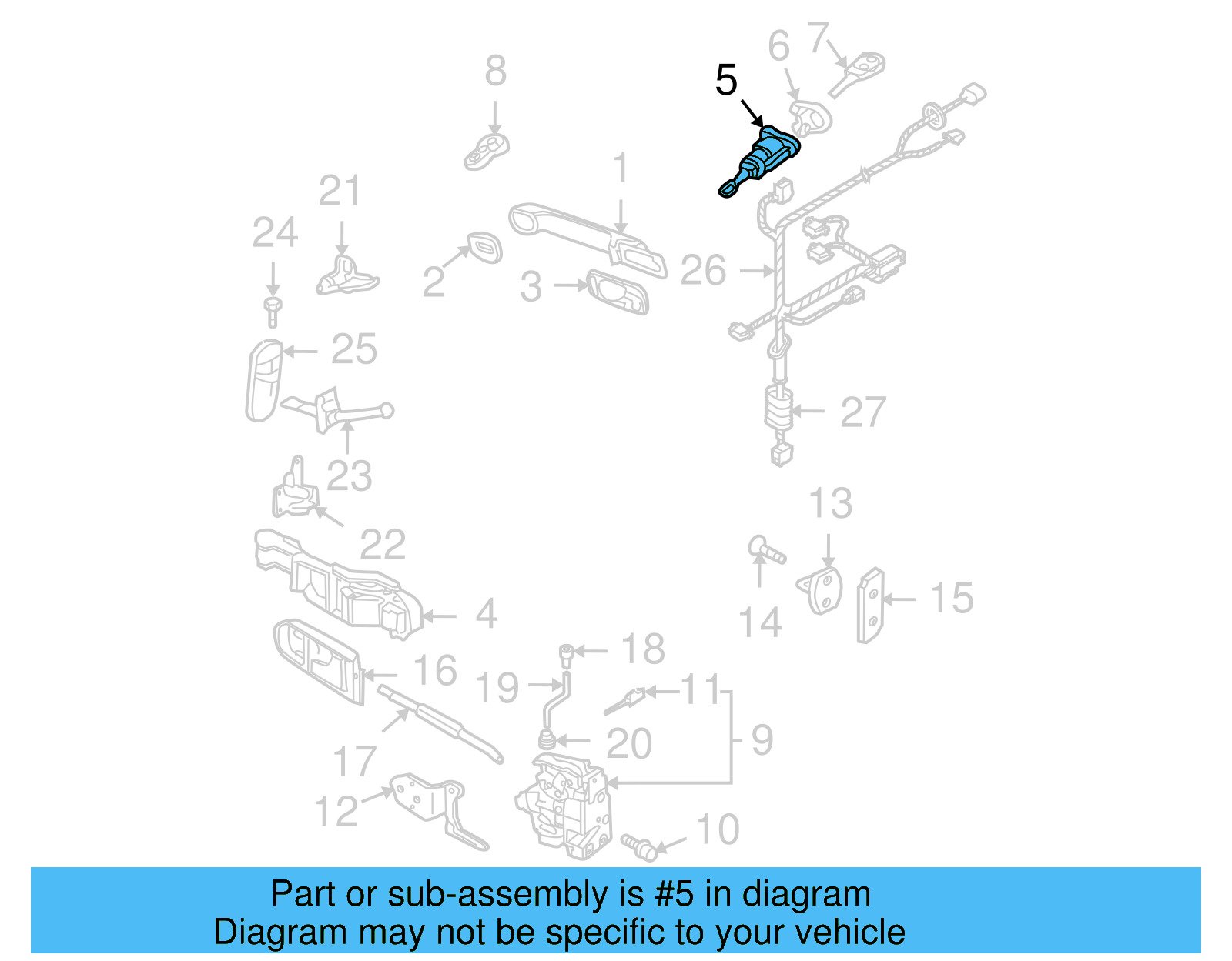 Lock Cylinder 1C0-837-167-D
