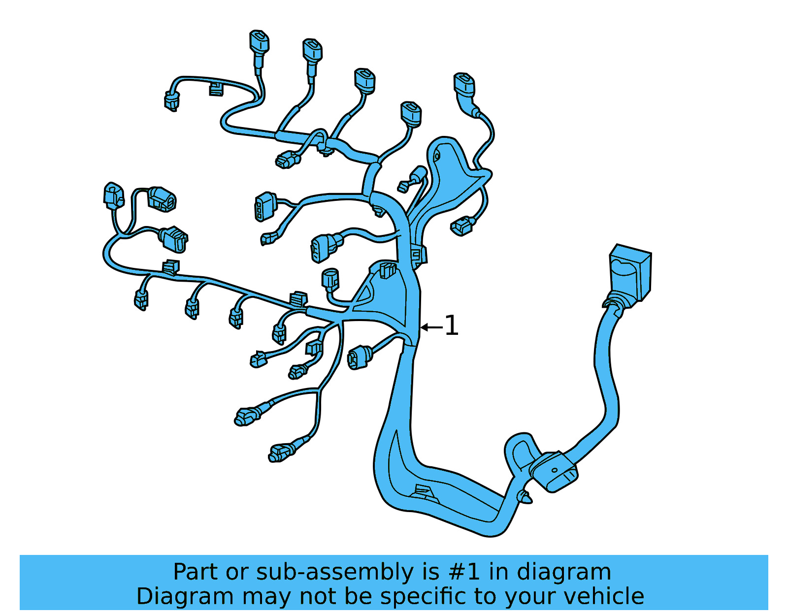 Engine Harness 04E-972-627-HP - View 3