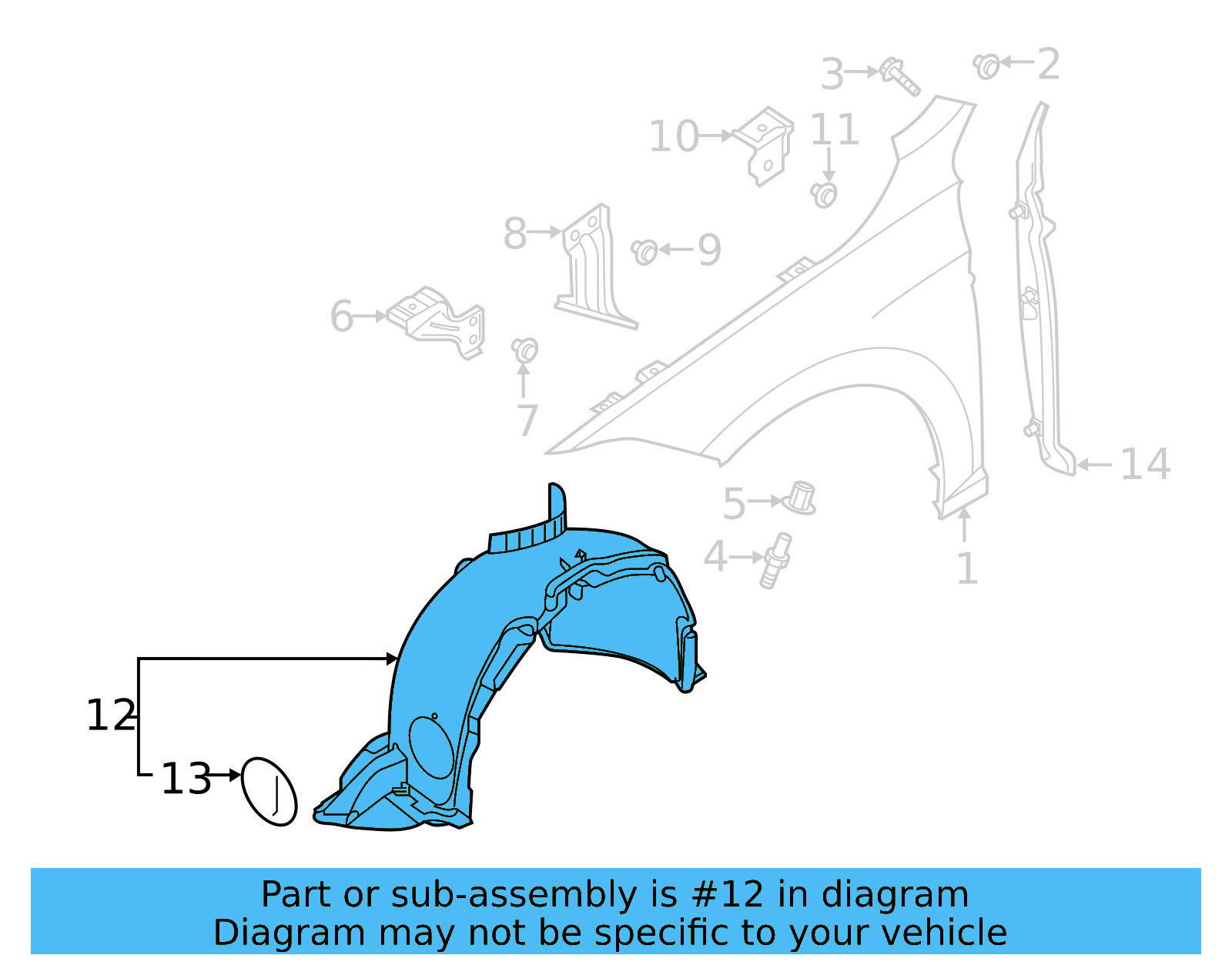 Fender Liner 17A-805-912-D - View 4