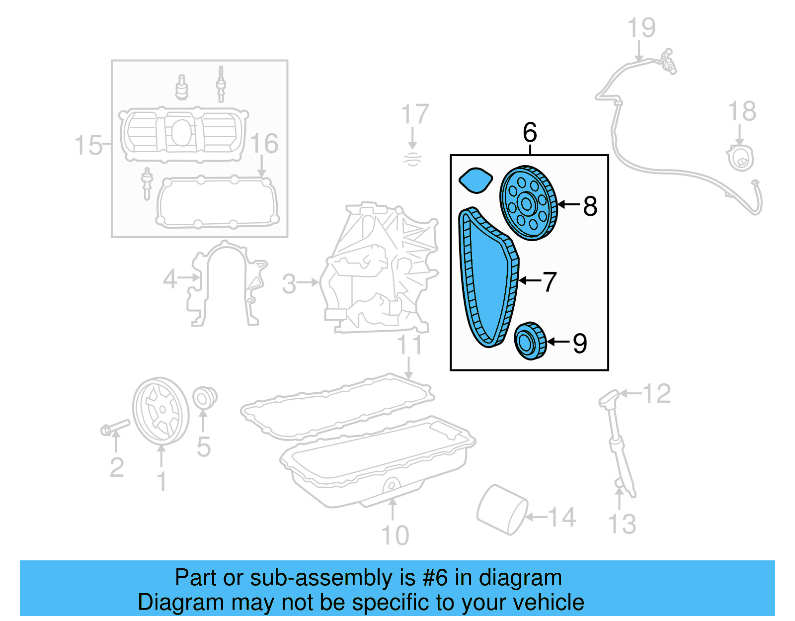 Timing Drive Pkg 7B0-198-026 - View 4